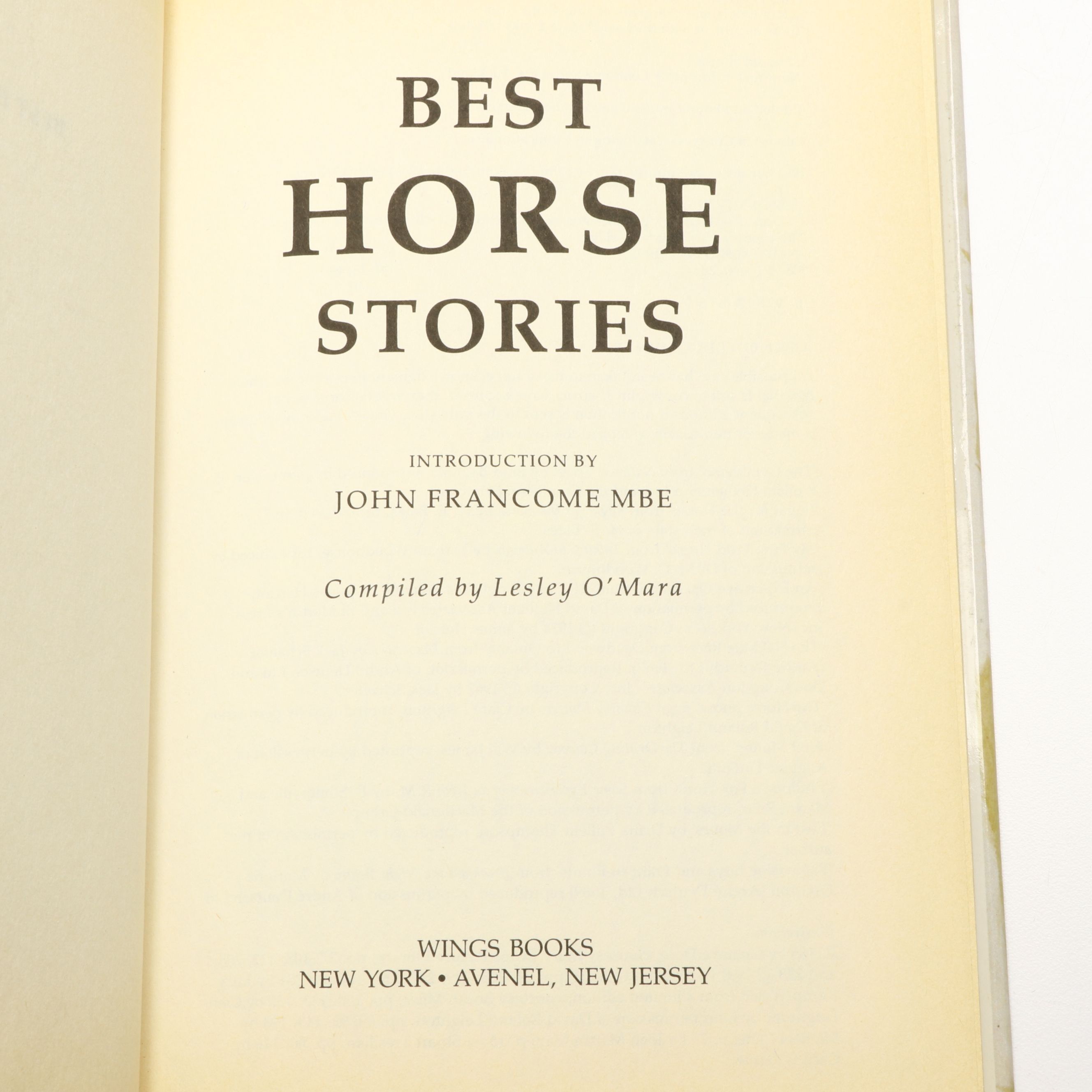 "Riding," "Best Horse Stories," and More Horse Books