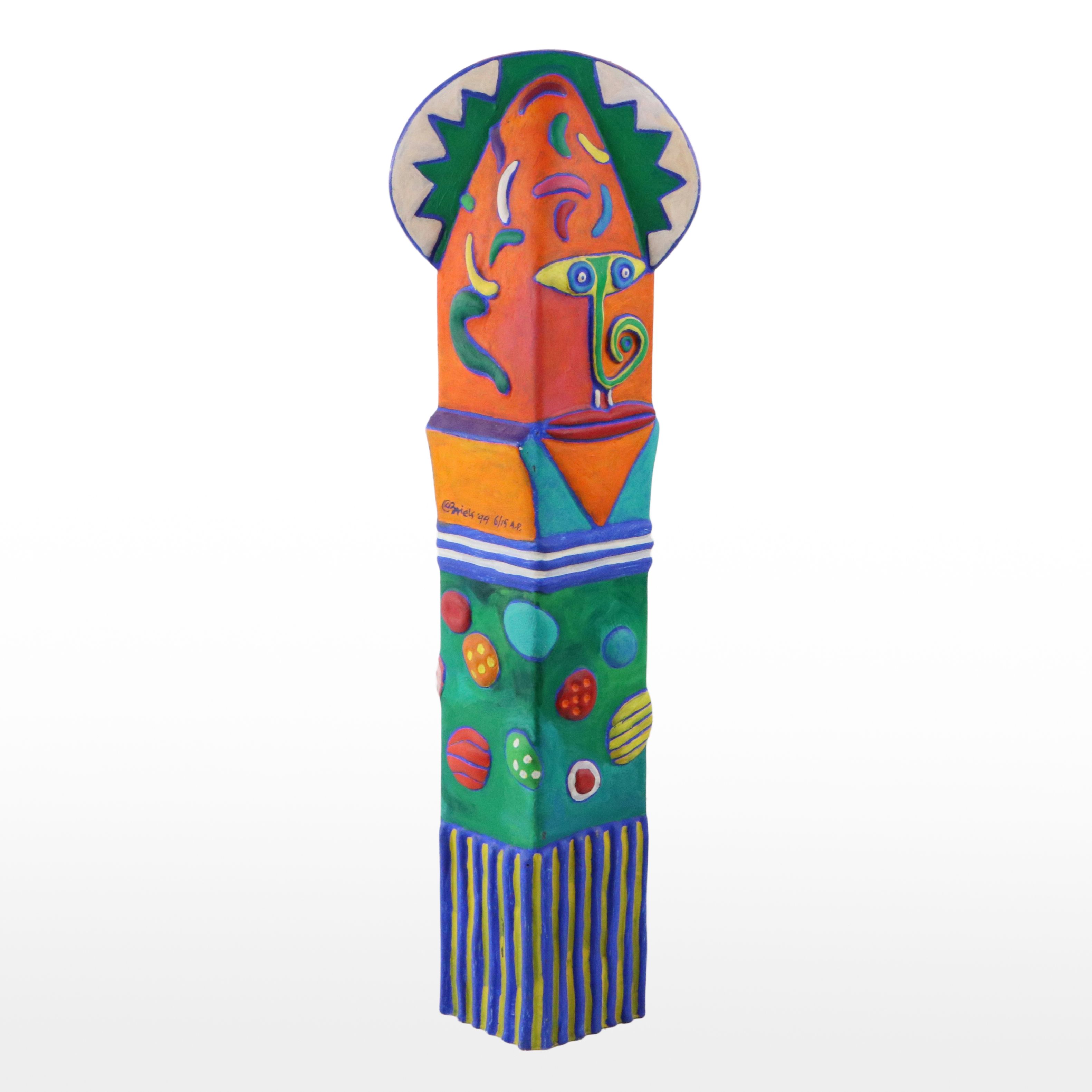 Clemens Briels Composite Totem-Style Sculpture, 1999