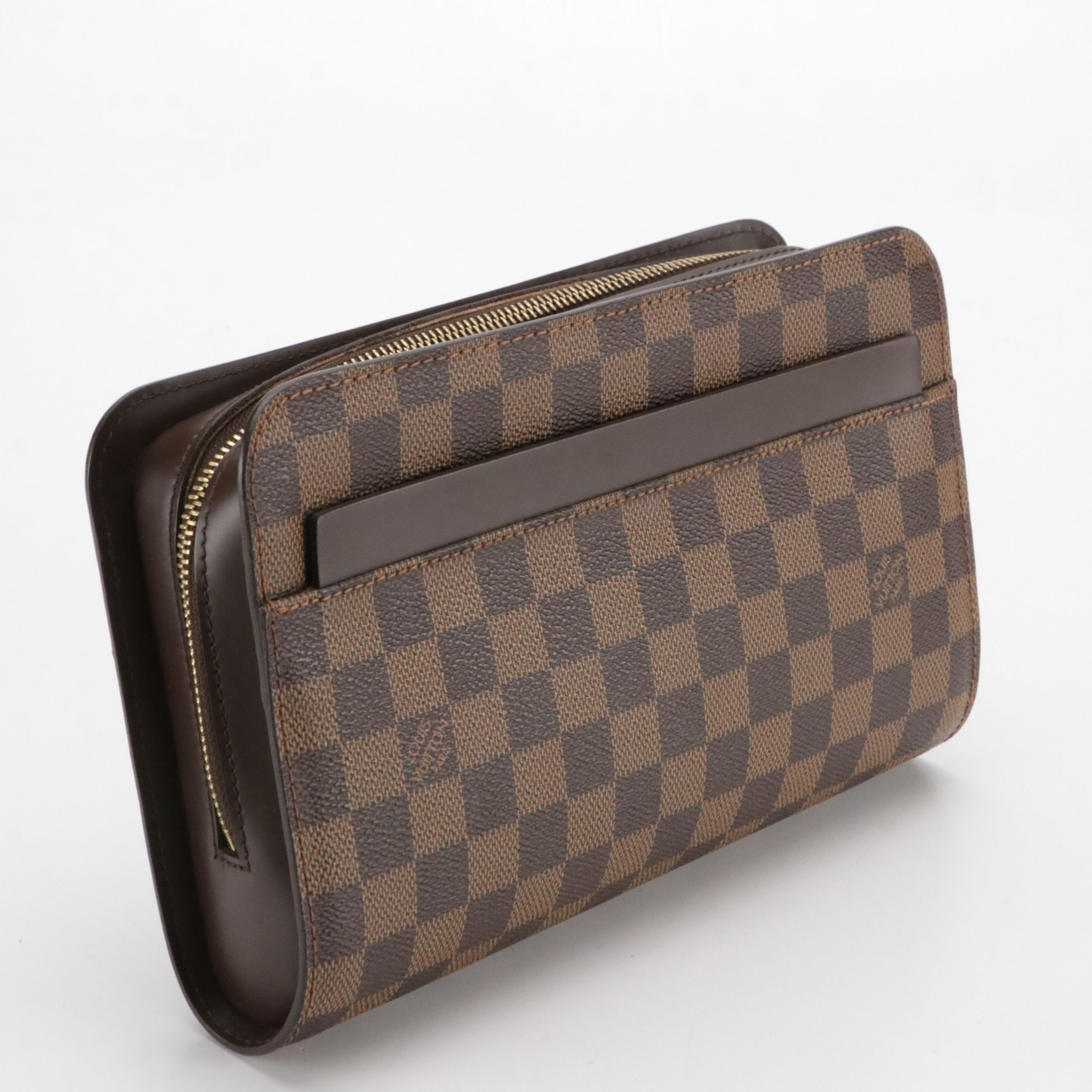 Louis Vuitton Pochette Saint Louis in Damier Ebene Canvas