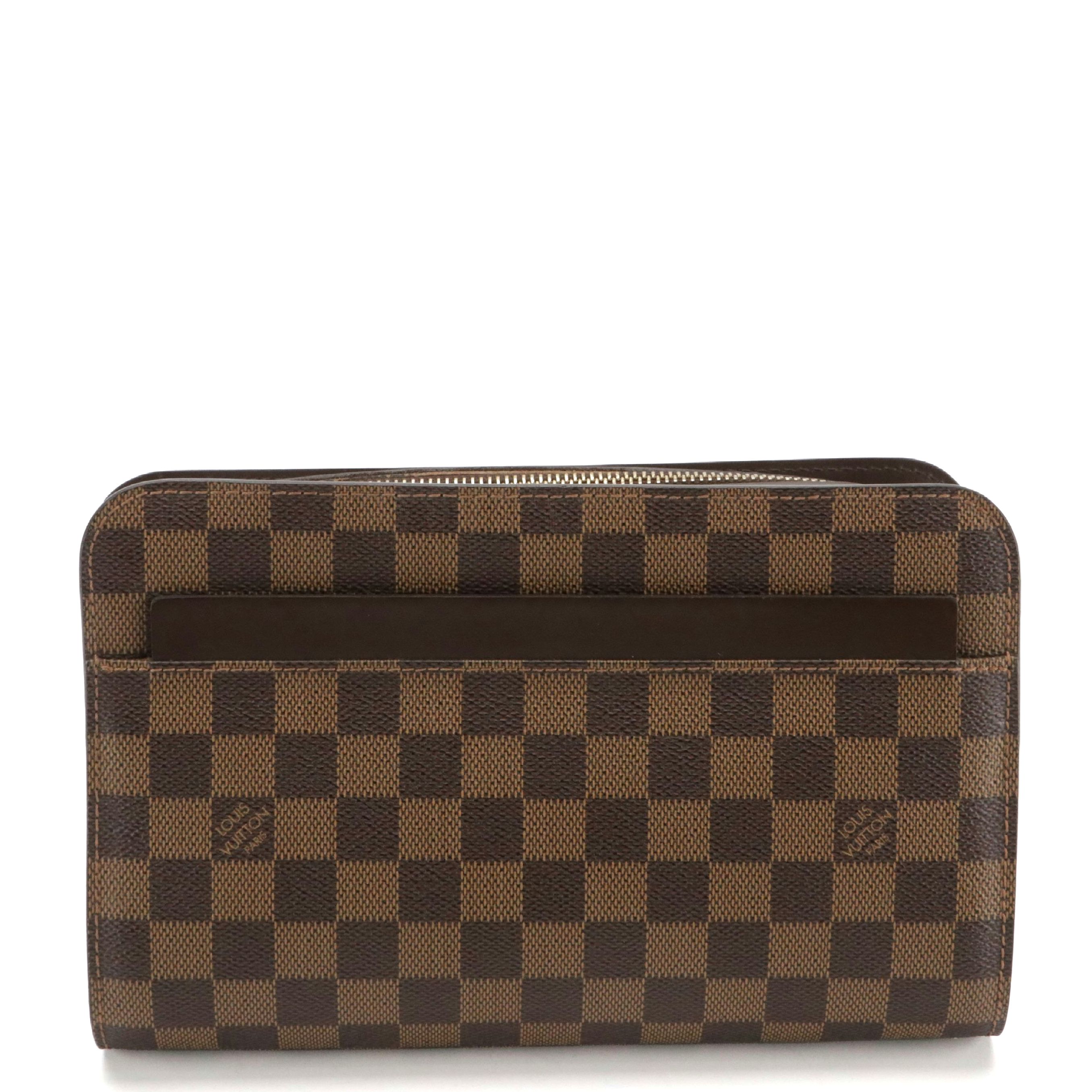 Louis Vuitton Pochette Saint Louis in Damier Ebene Canvas
