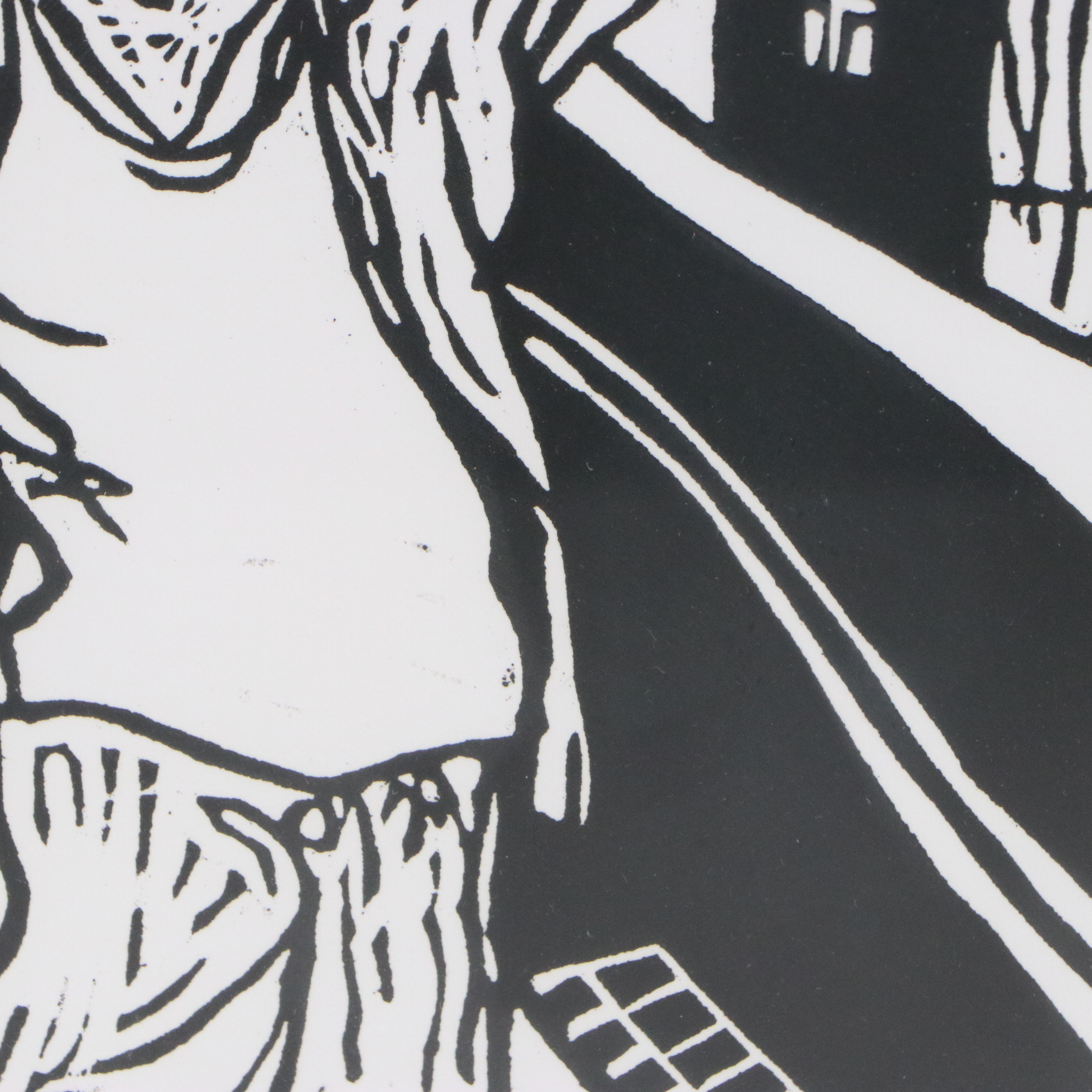 Chris Plummer Woodcut "Lost Head," 21st Century