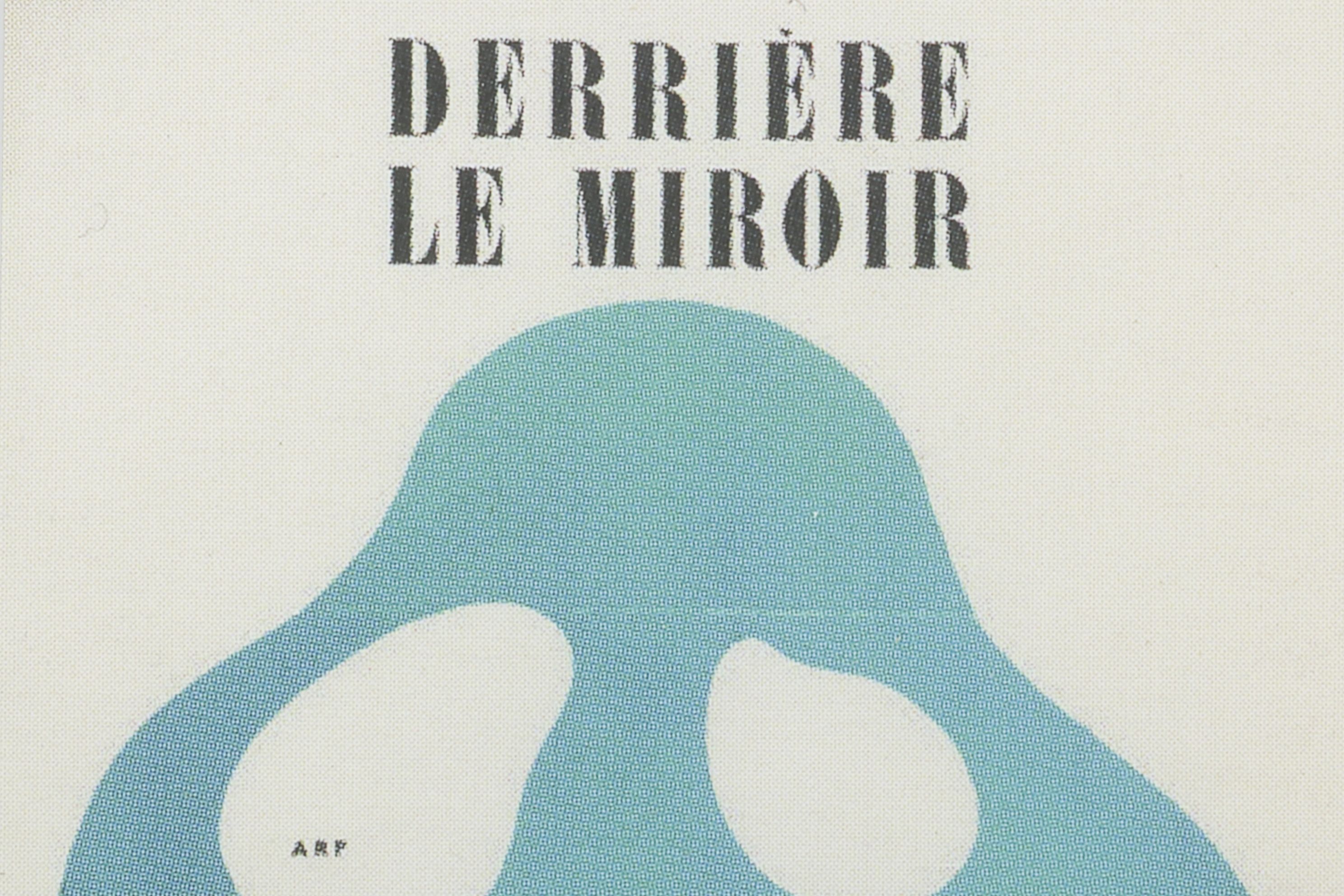 Giclée after Jean Hans Arp Exhibition Poster for "Derrière le Miroir"
