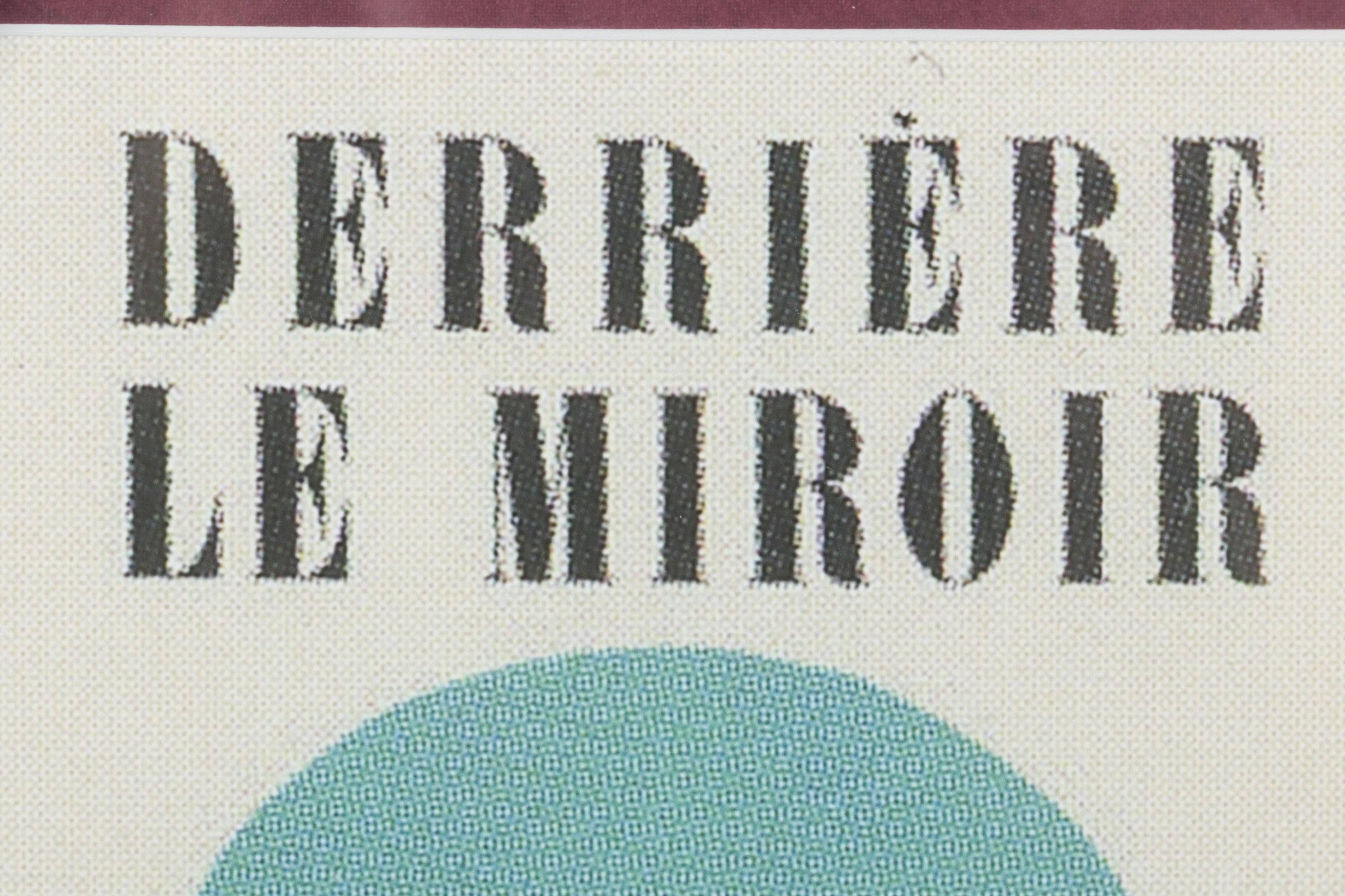 Giclée after Jean Hans Arp Exhibition Poster for "Derrière le Miroir"