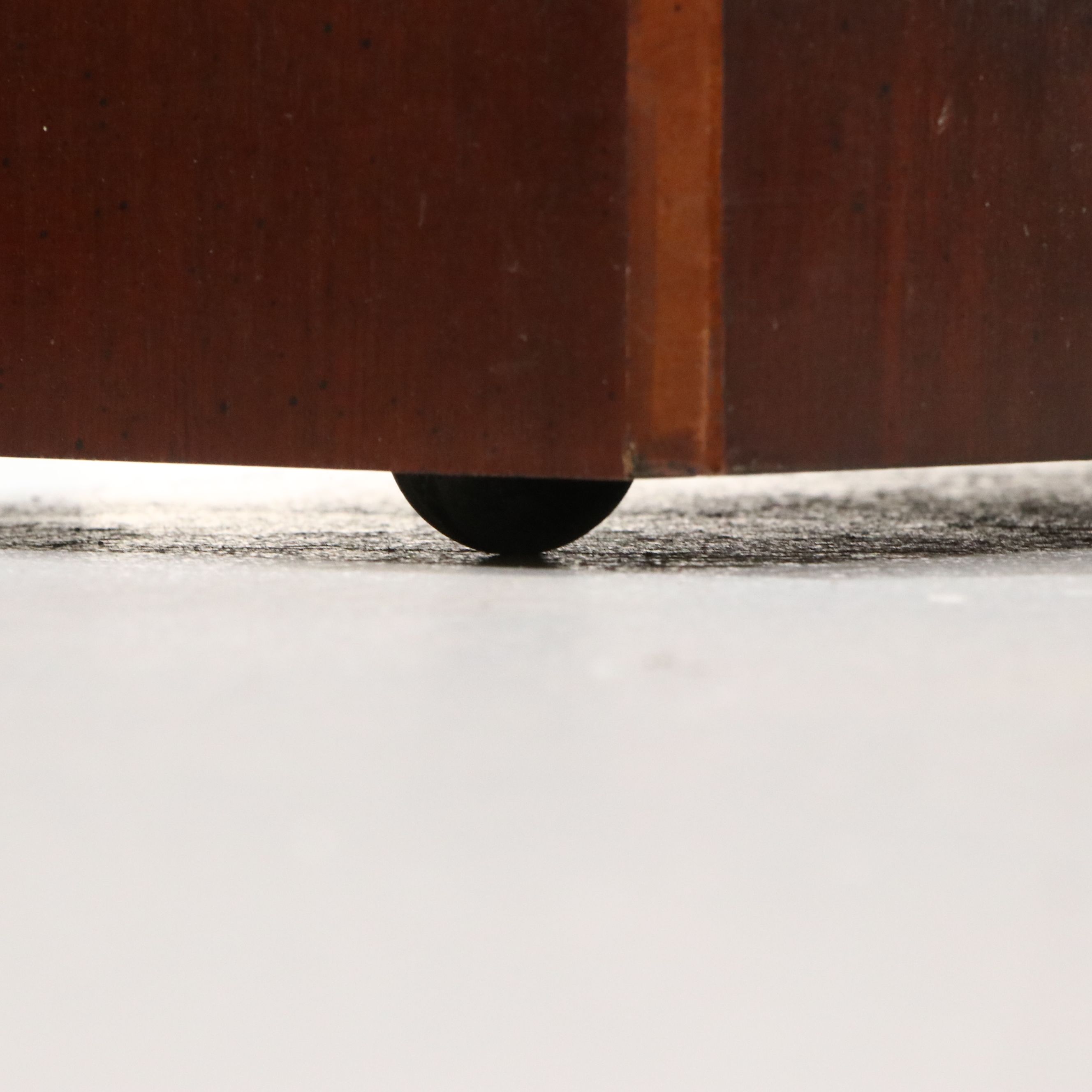 Georgian Style Mahogany Flip-Top Bar Cabinet on Wheels