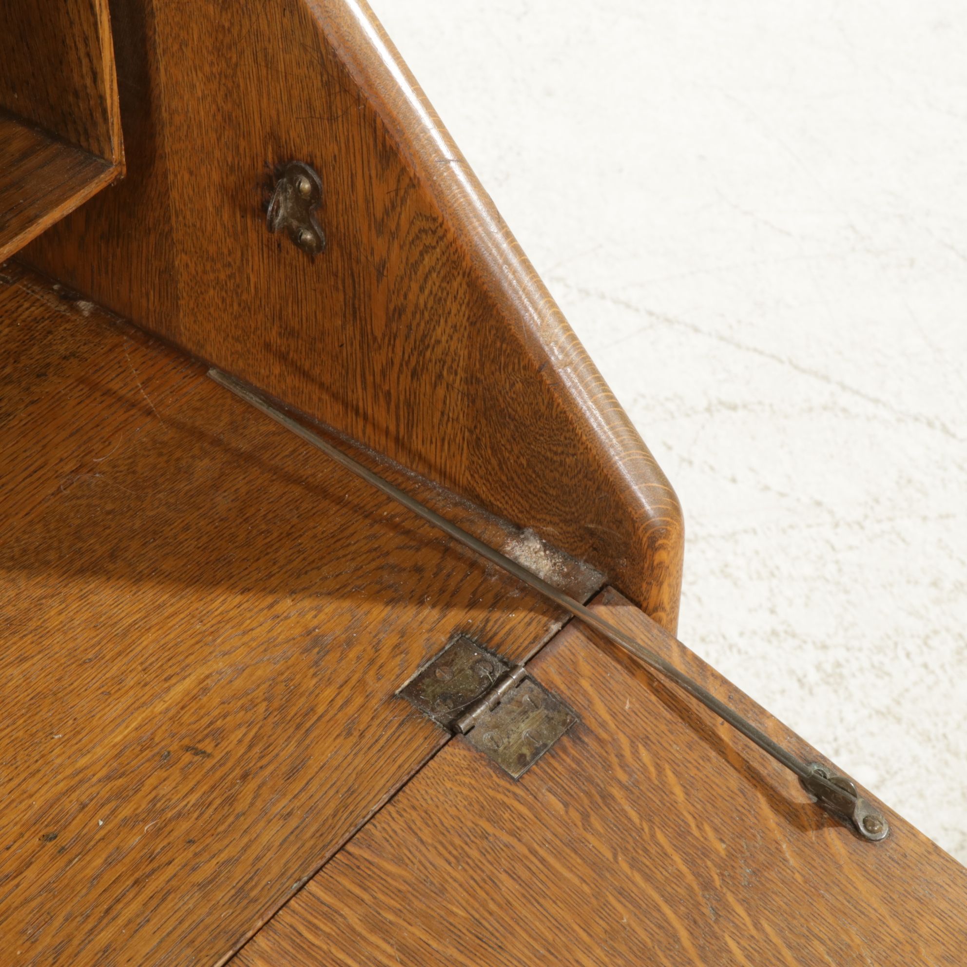 Oak Fall-Front Writing Desk, Early 20th Century