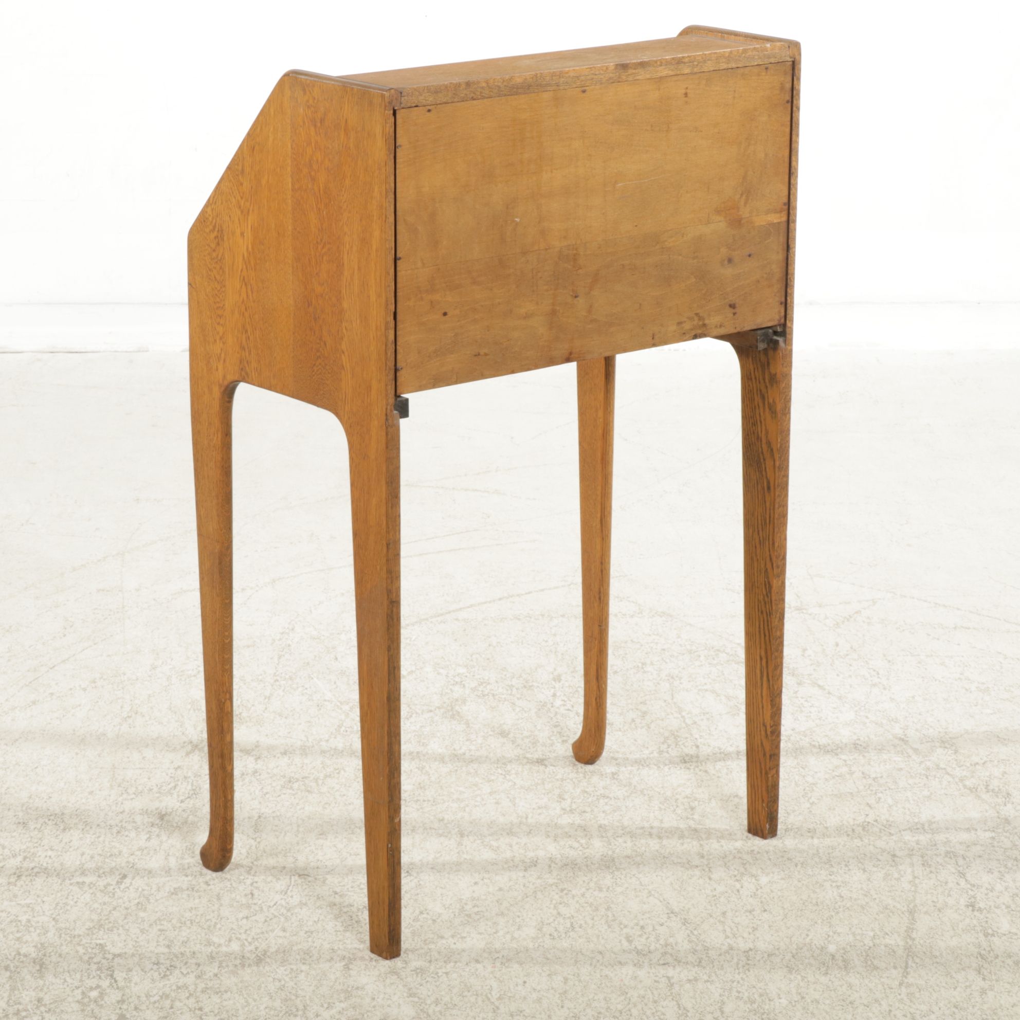 Oak Fall-Front Writing Desk, Early 20th Century