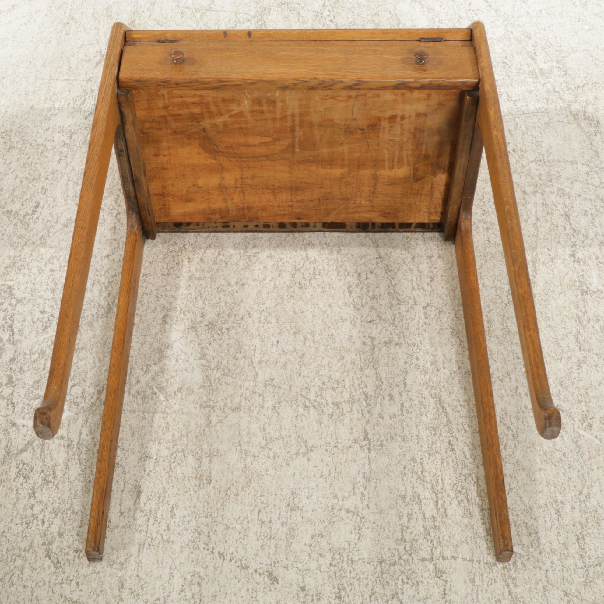 Oak Fall-Front Writing Desk, Early 20th Century