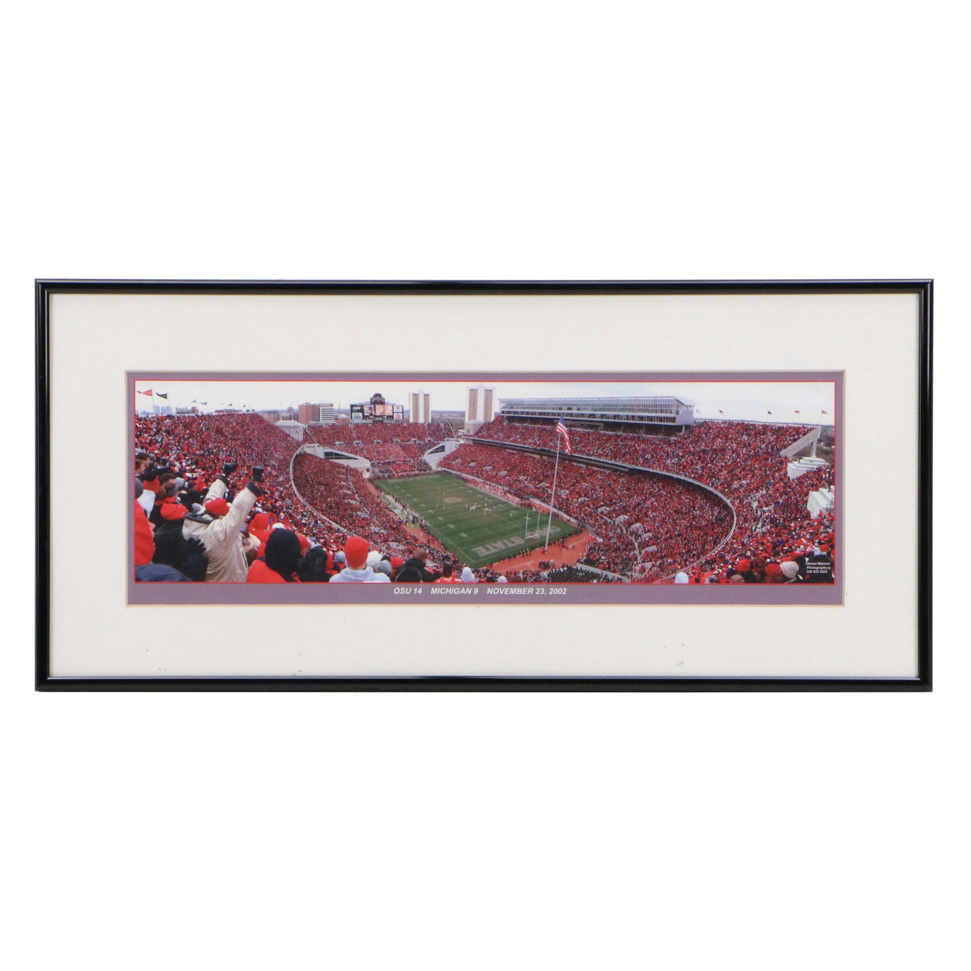 Digital Print of OSU vs. Michigan Game at Ohio Stadium, 2002