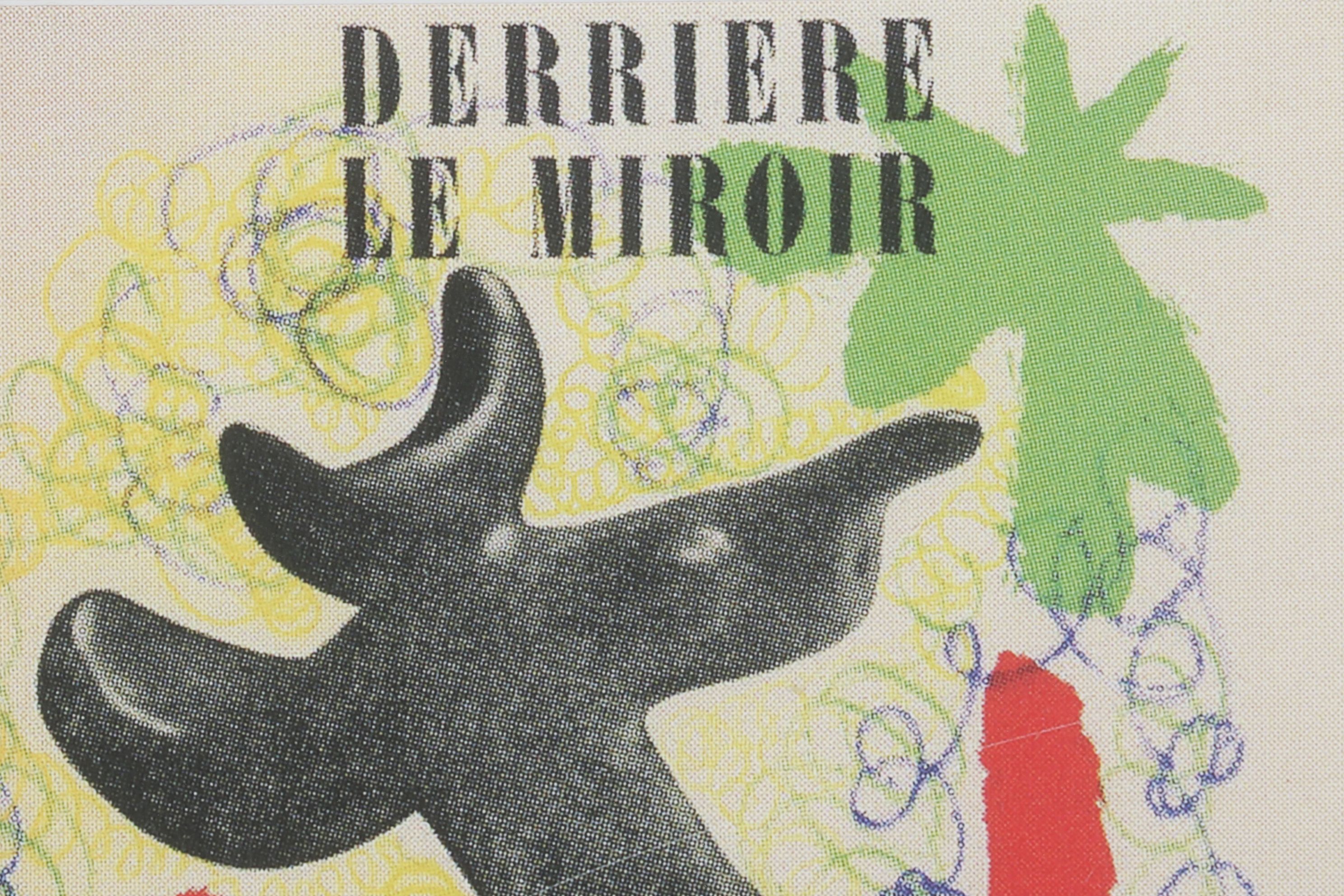 Giclée after Joan Miró Cover for "Derrière le Miroir" No. 29-30