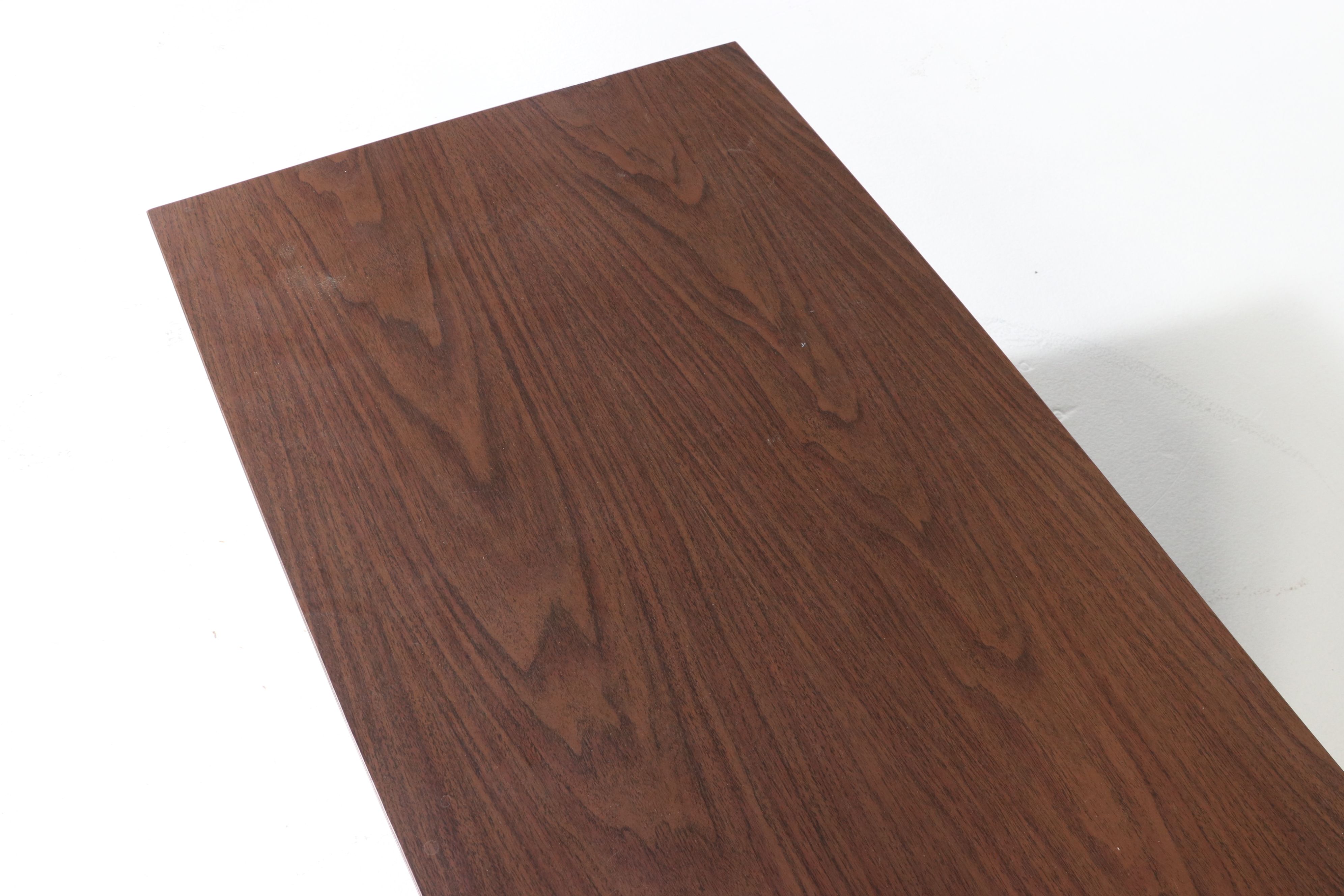 Mid Century Modern Walnut Kneehole Desk