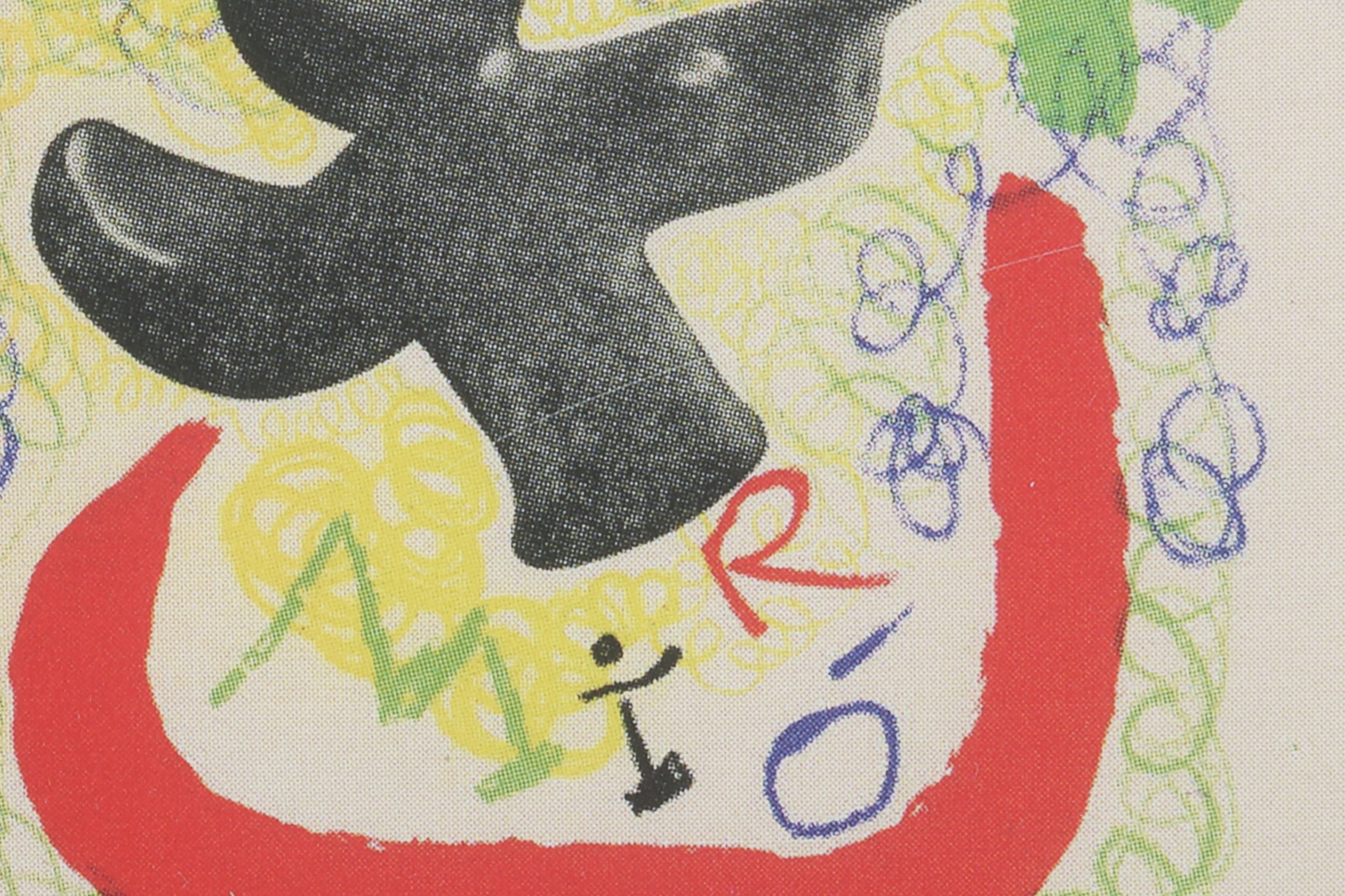 Giclée after Joan Miró Cover for "Derrière le Miroir" No. 29-30