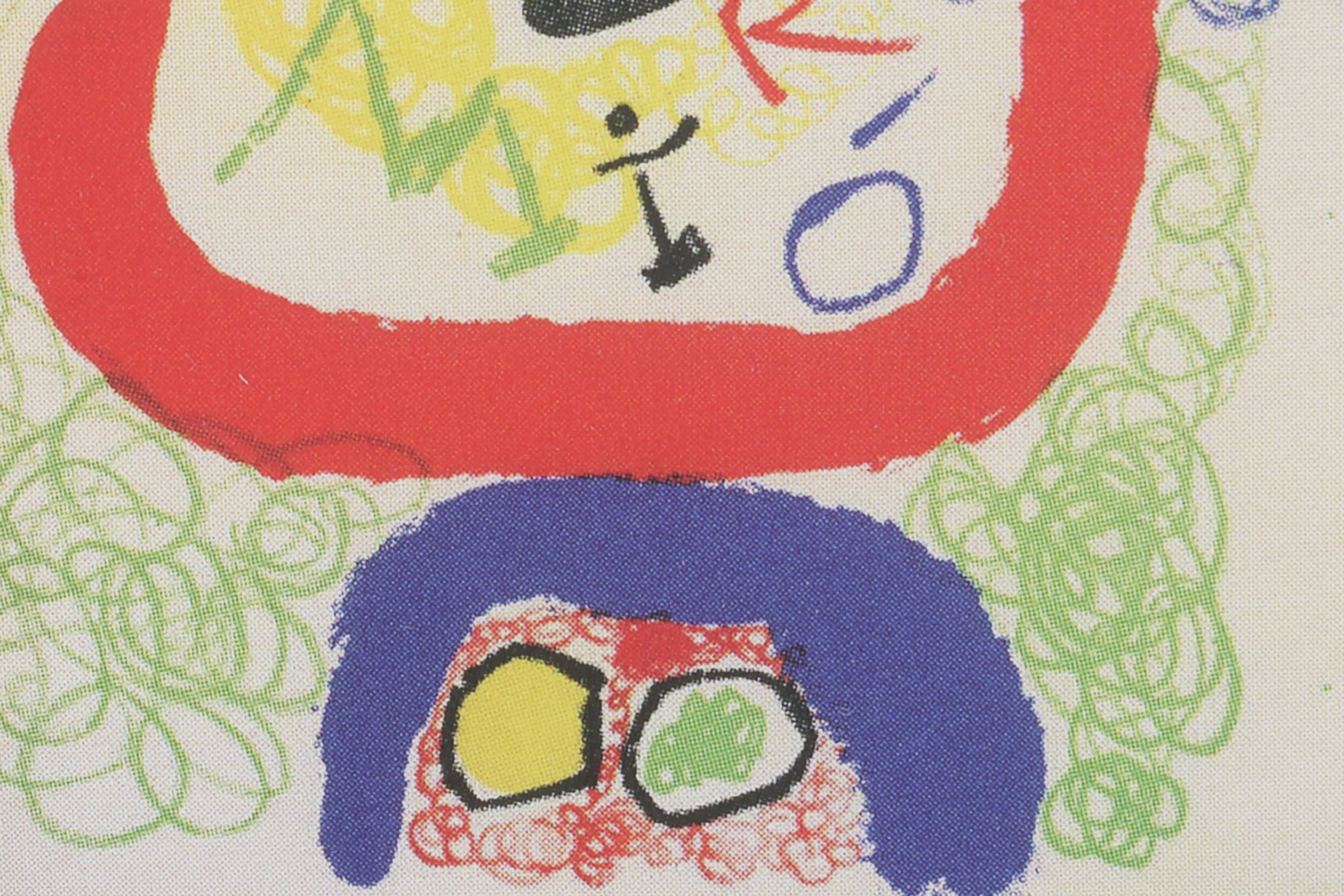 Giclée after Joan Miró Cover for "Derrière le Miroir" No. 29-30