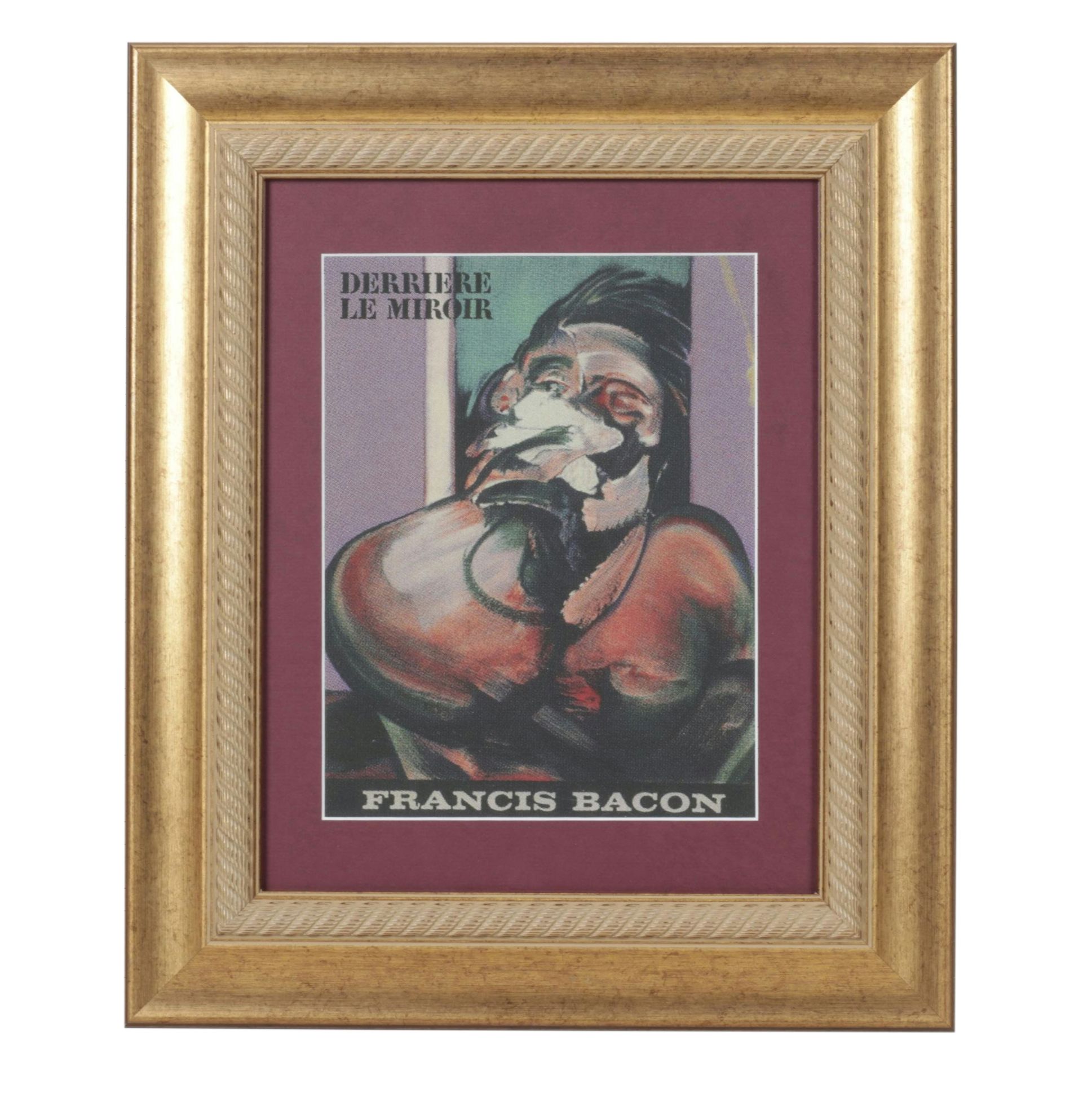 Giclée after Francis Bacon Exhibition Poster for "Derrière le Miroir"