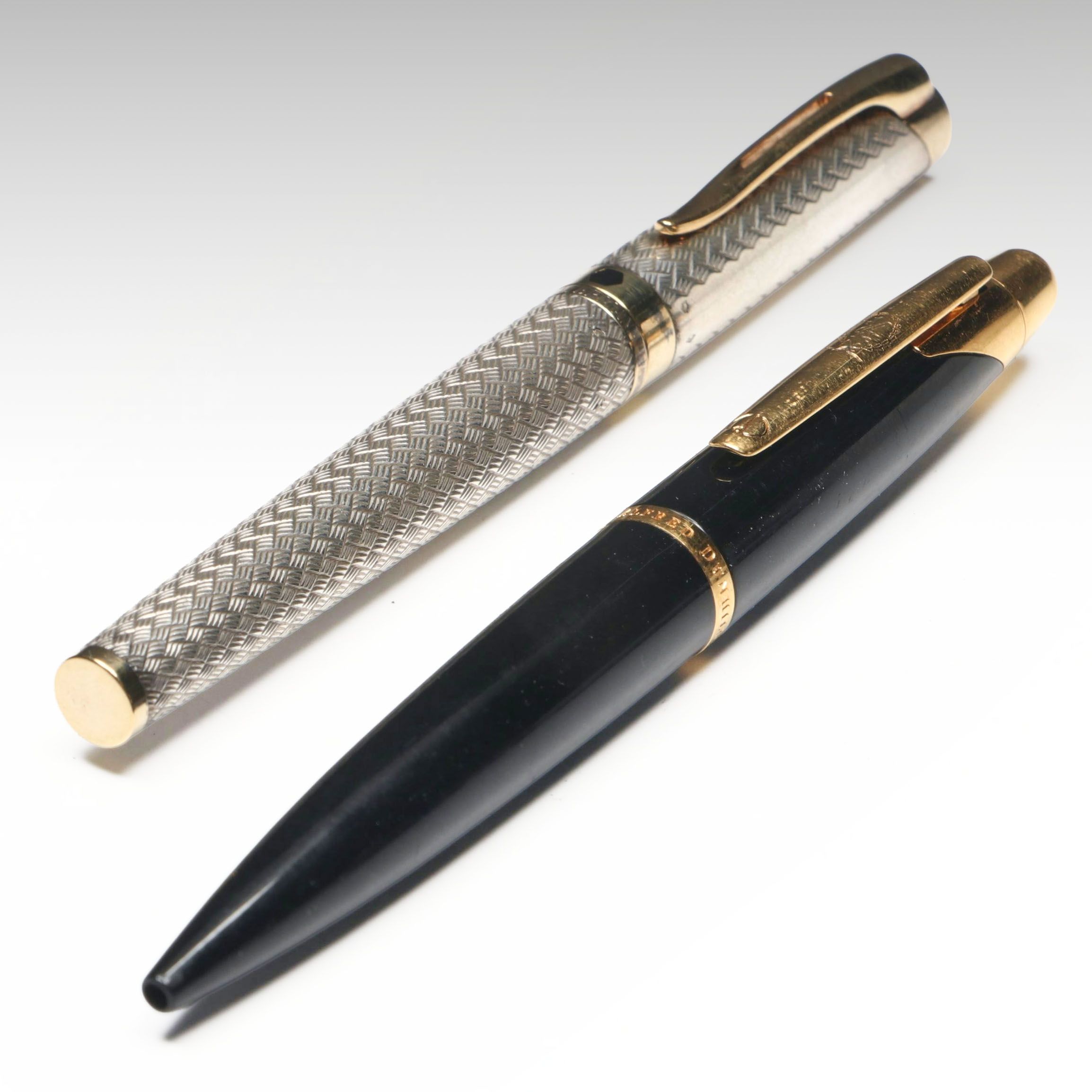 Dunhill and Waterman Rollerball and Ballpoint Pens