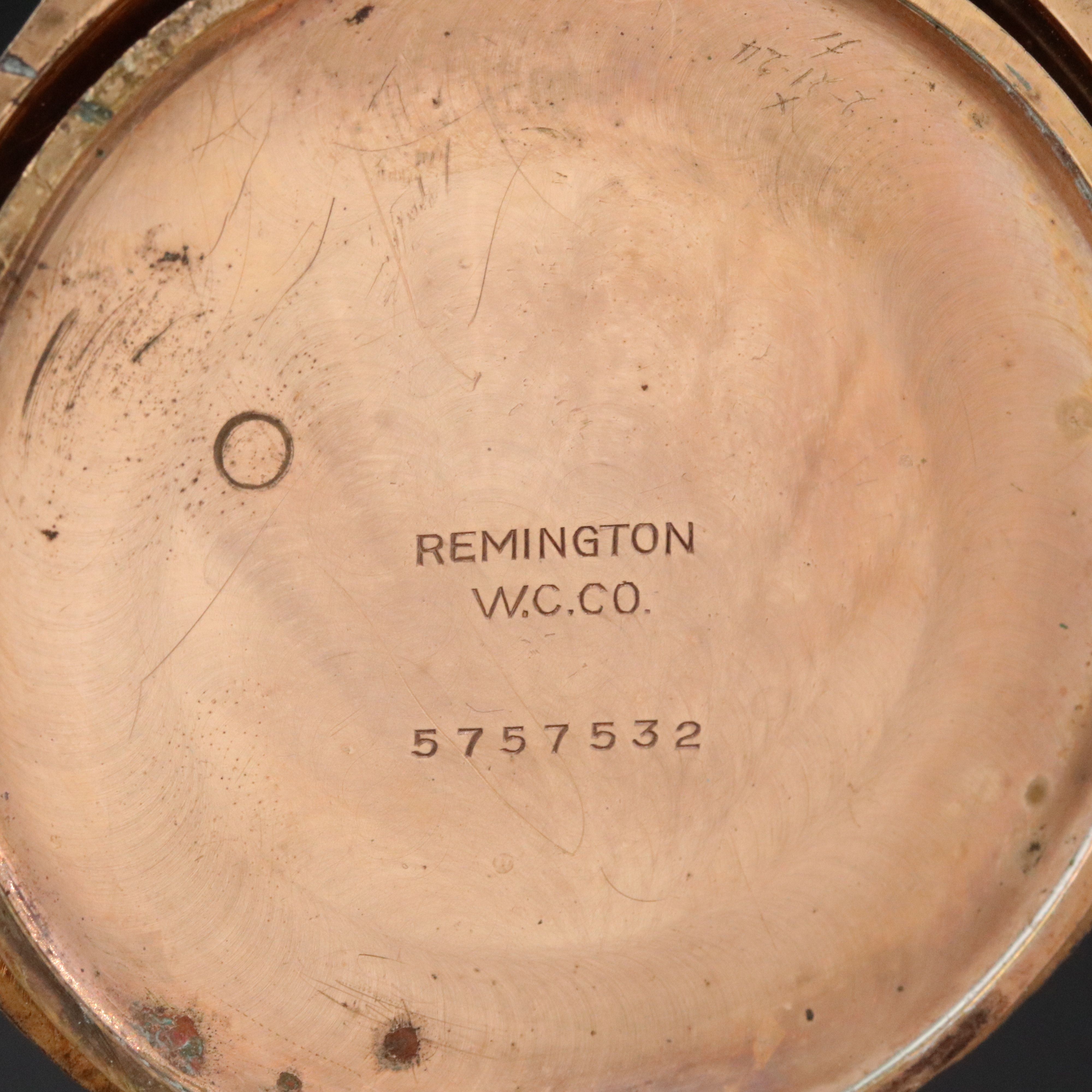 Remington U.S.A. Ornate Scrollwork Pocket Watch