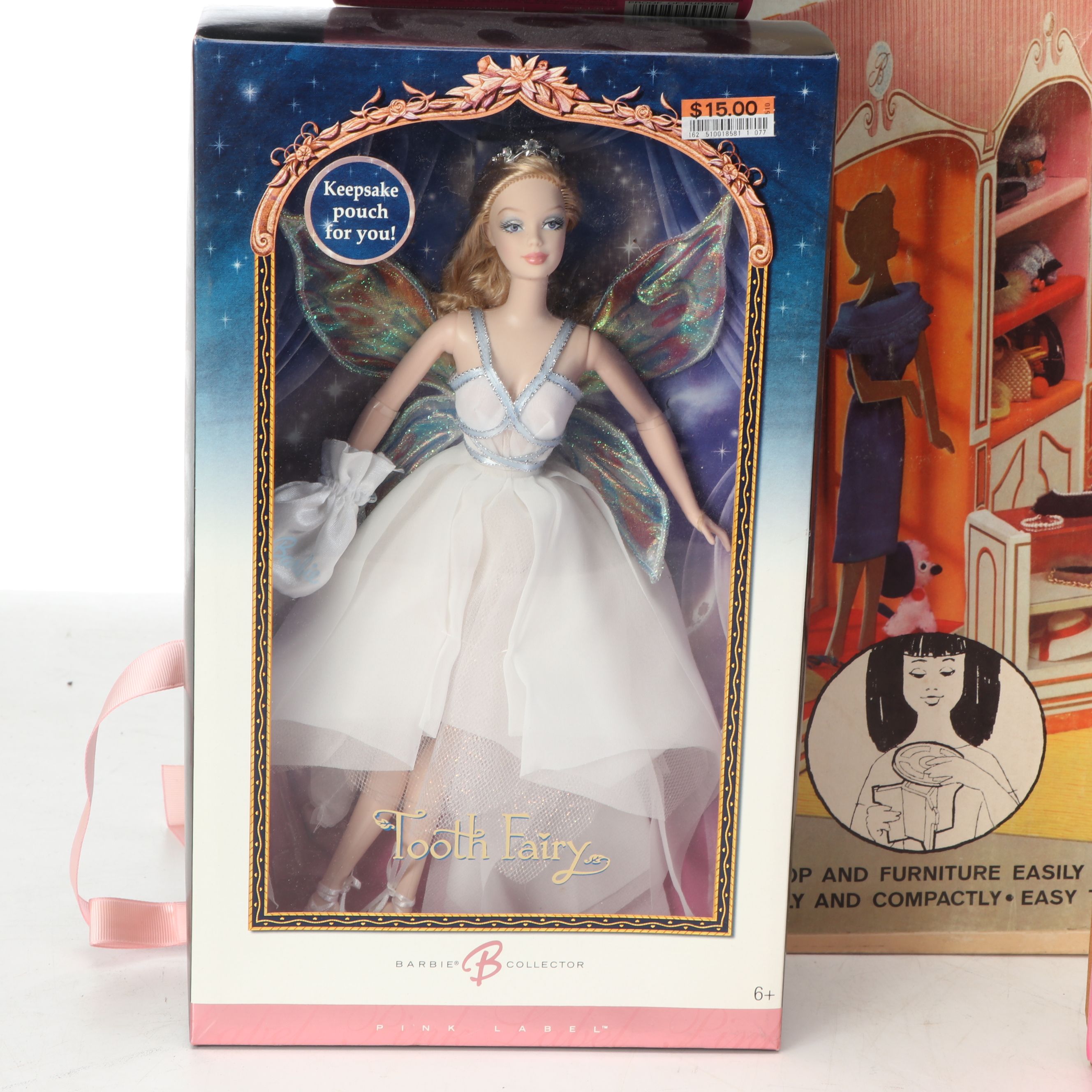 Barbie Ballerina Animated Lamp with Doll Sets and Fashion Shop