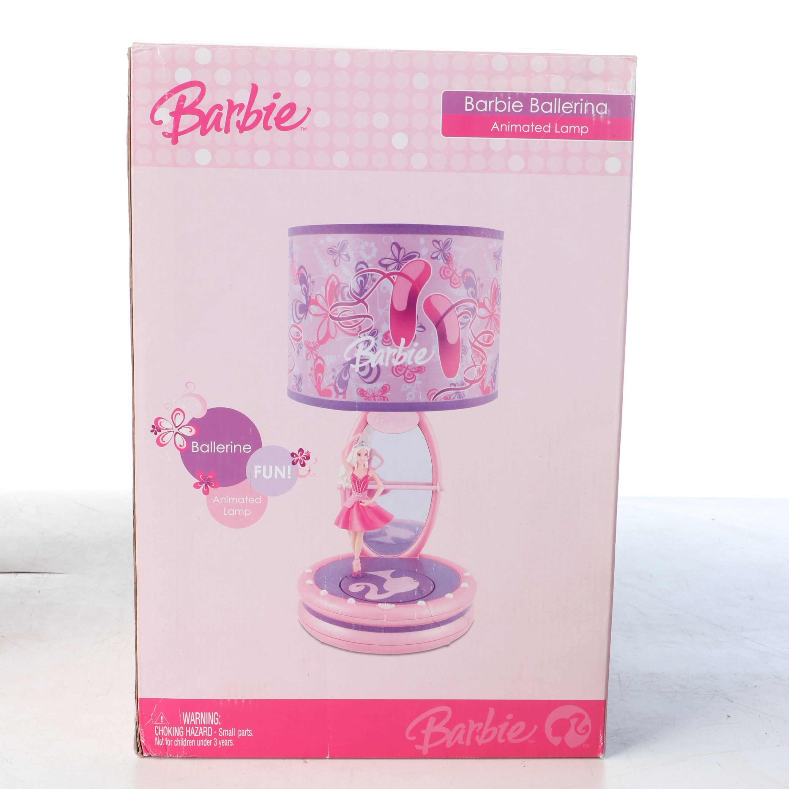 Barbie Ballerina Animated Lamp with Doll Sets and Fashion Shop