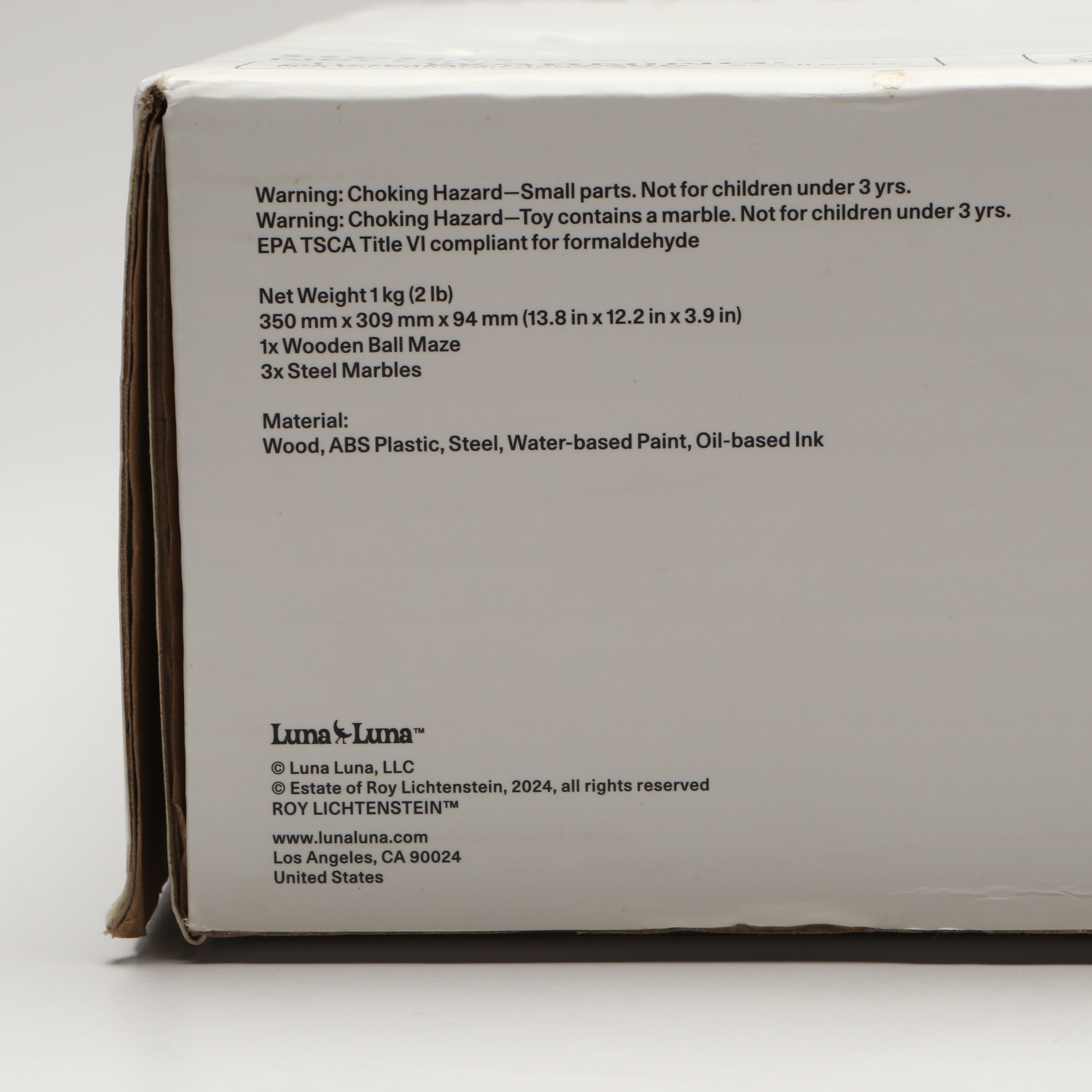 Roy Lichtenstein for Luna Luna Multicolor "Perfect/Imperfect" Ball Maze, 2024