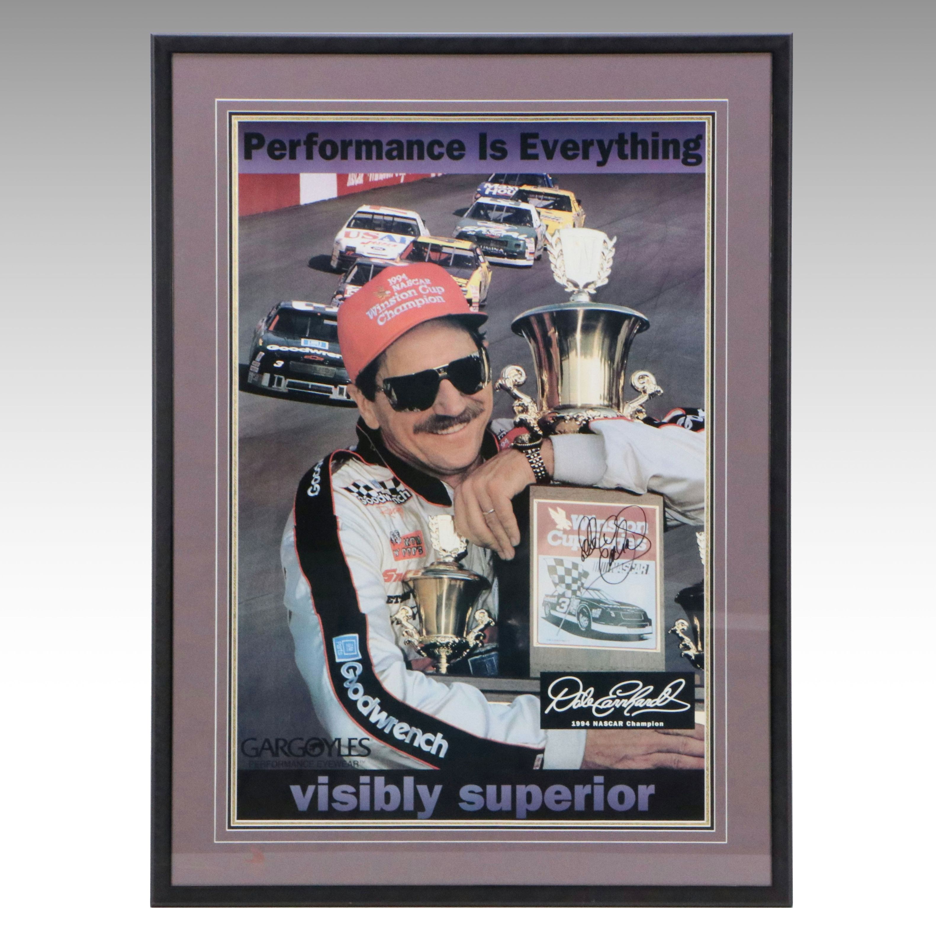 Signed Offset Lithograph Poster "Performance is Everything," 1994