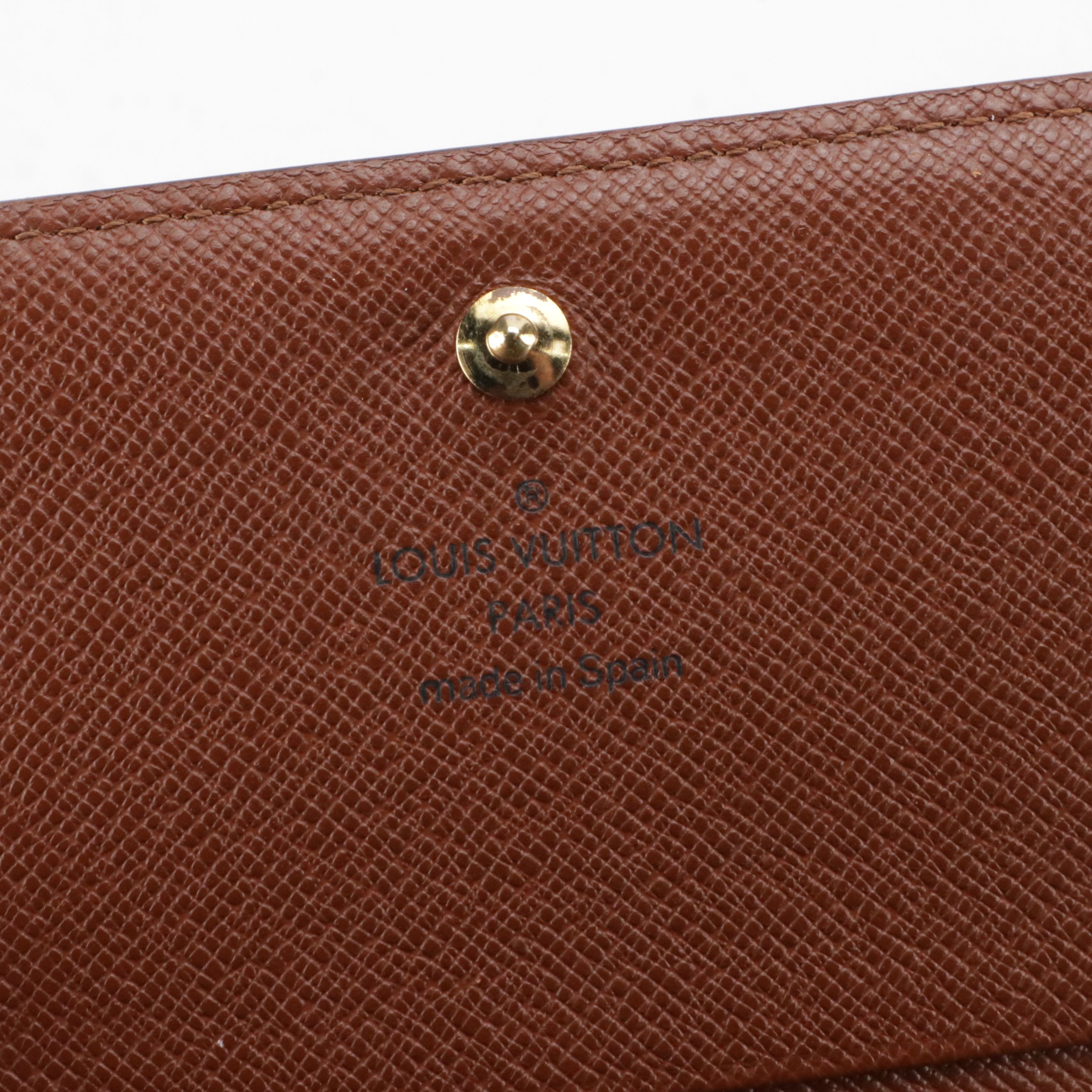 Louis Vuitton Porte-Monnaie Billets Trésor Wallet in Monogram Canvas & Leather