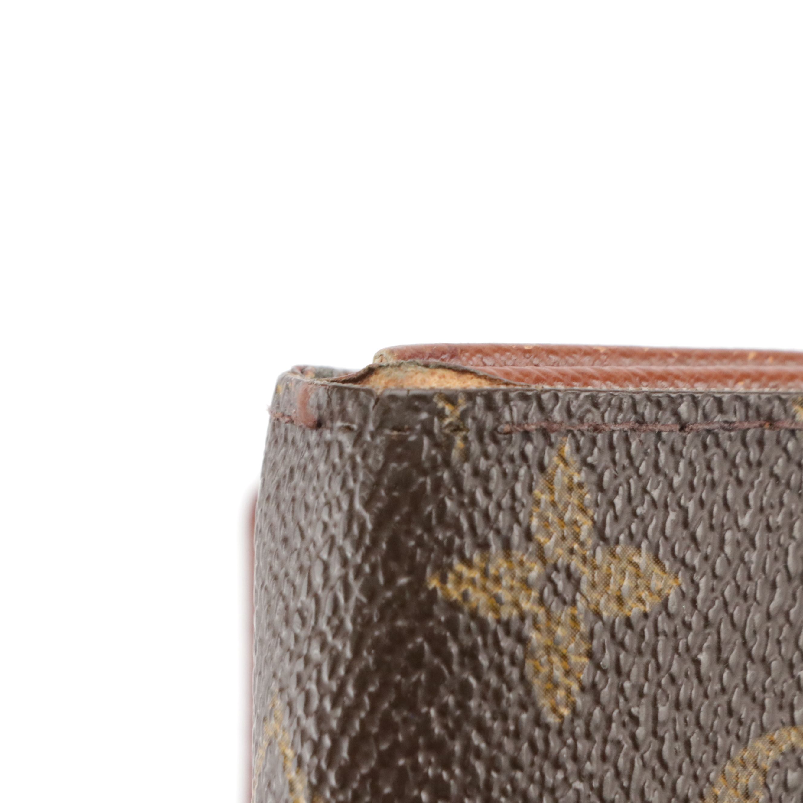 Louis Vuitton Porte-Monnaie Billets Trésor Wallet in Monogram Canvas & Leather