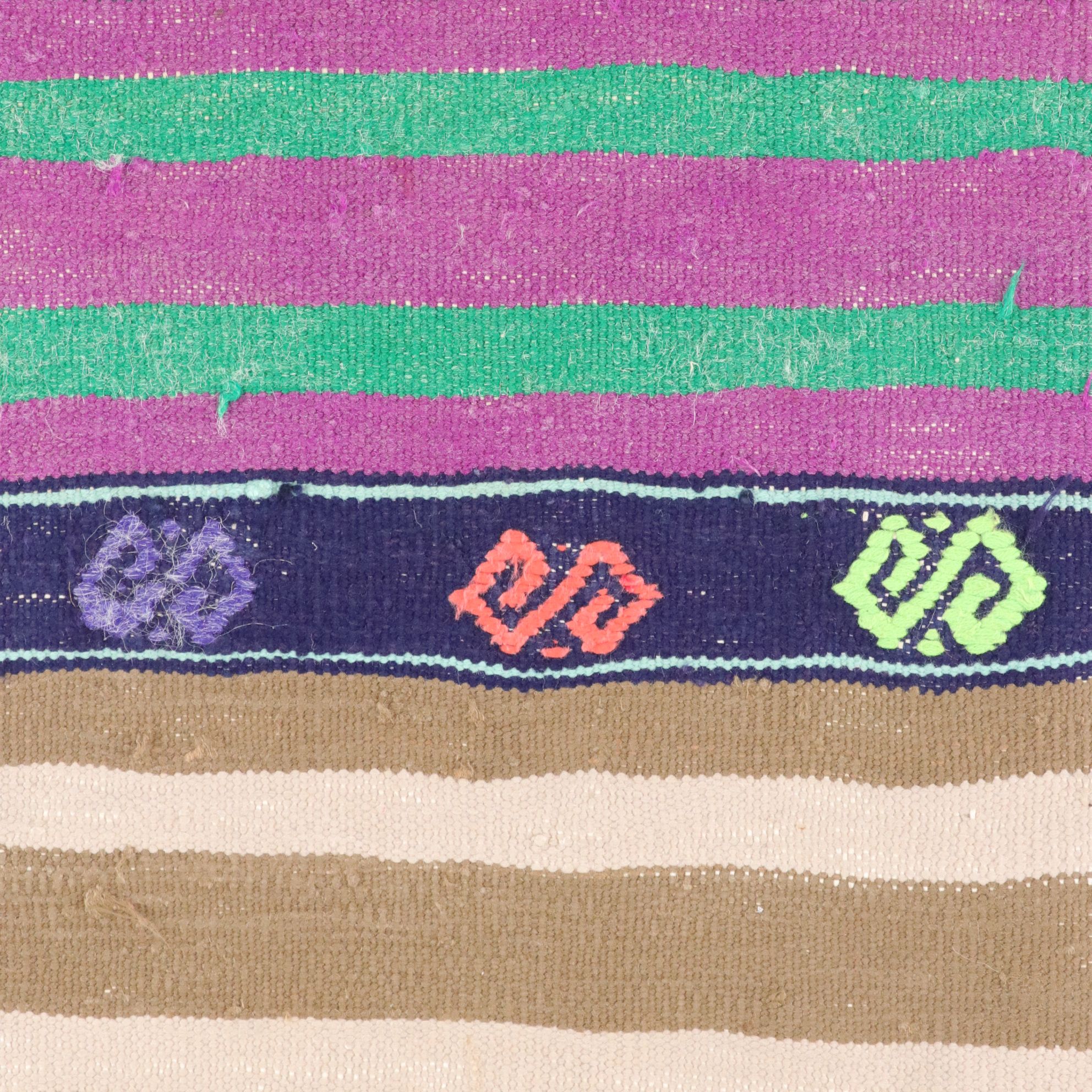 Hand-Pieced Kilim Rug Remnant Pillow Covers