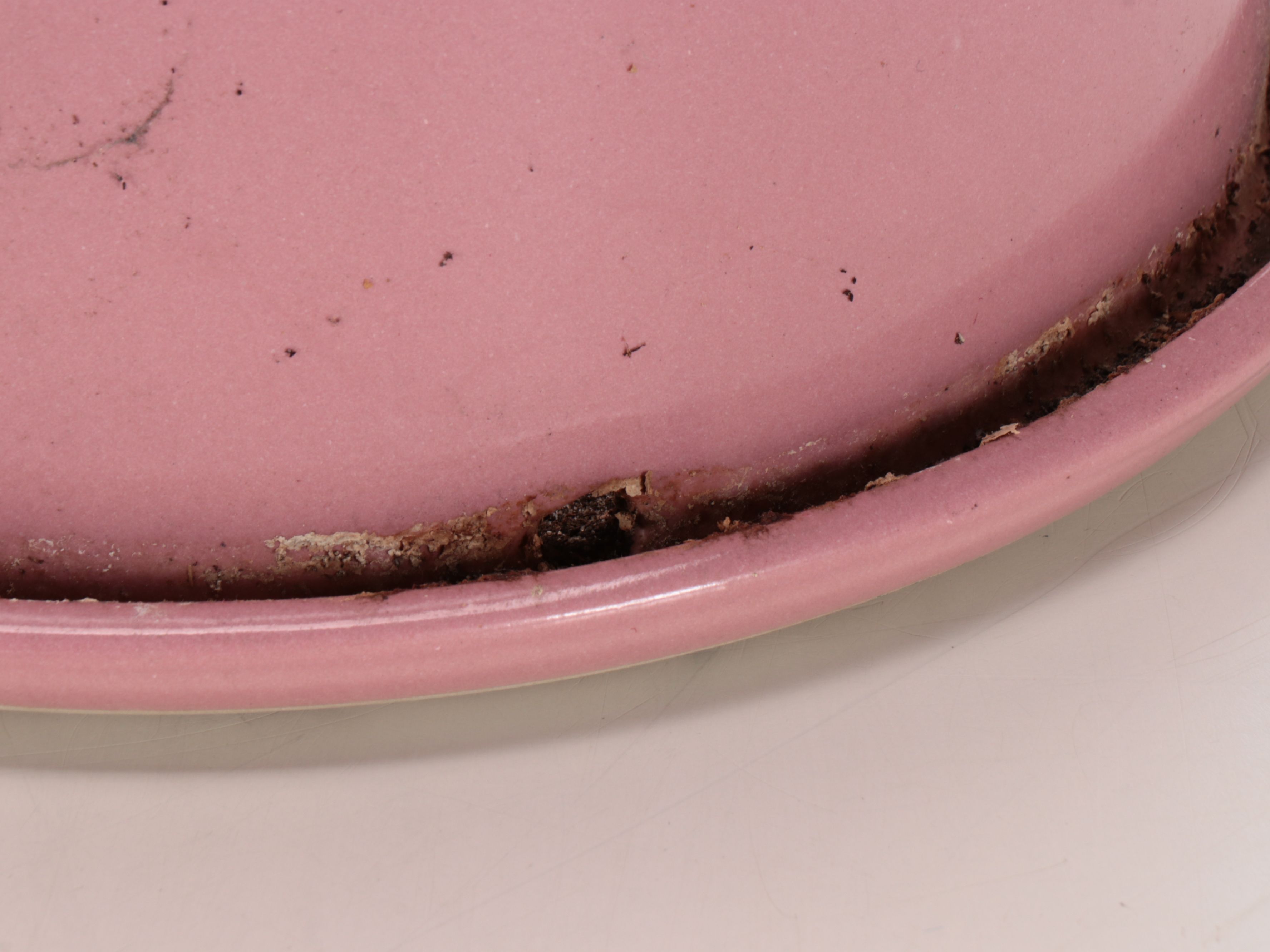 New England Pottery Pink Wave Ceramic Planter with Other Pink Planter