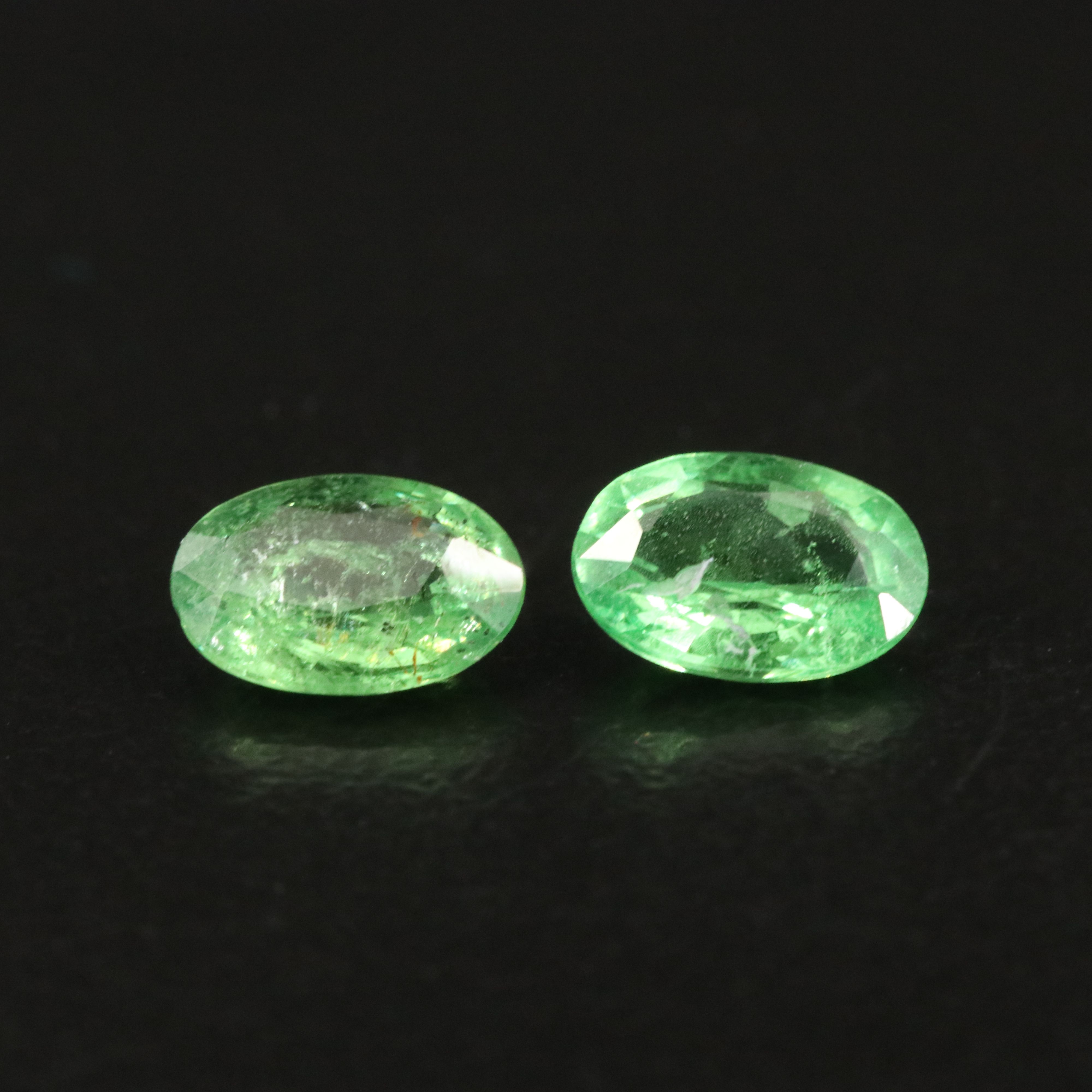 Loose 1.27 CTW Tsavorite Pair