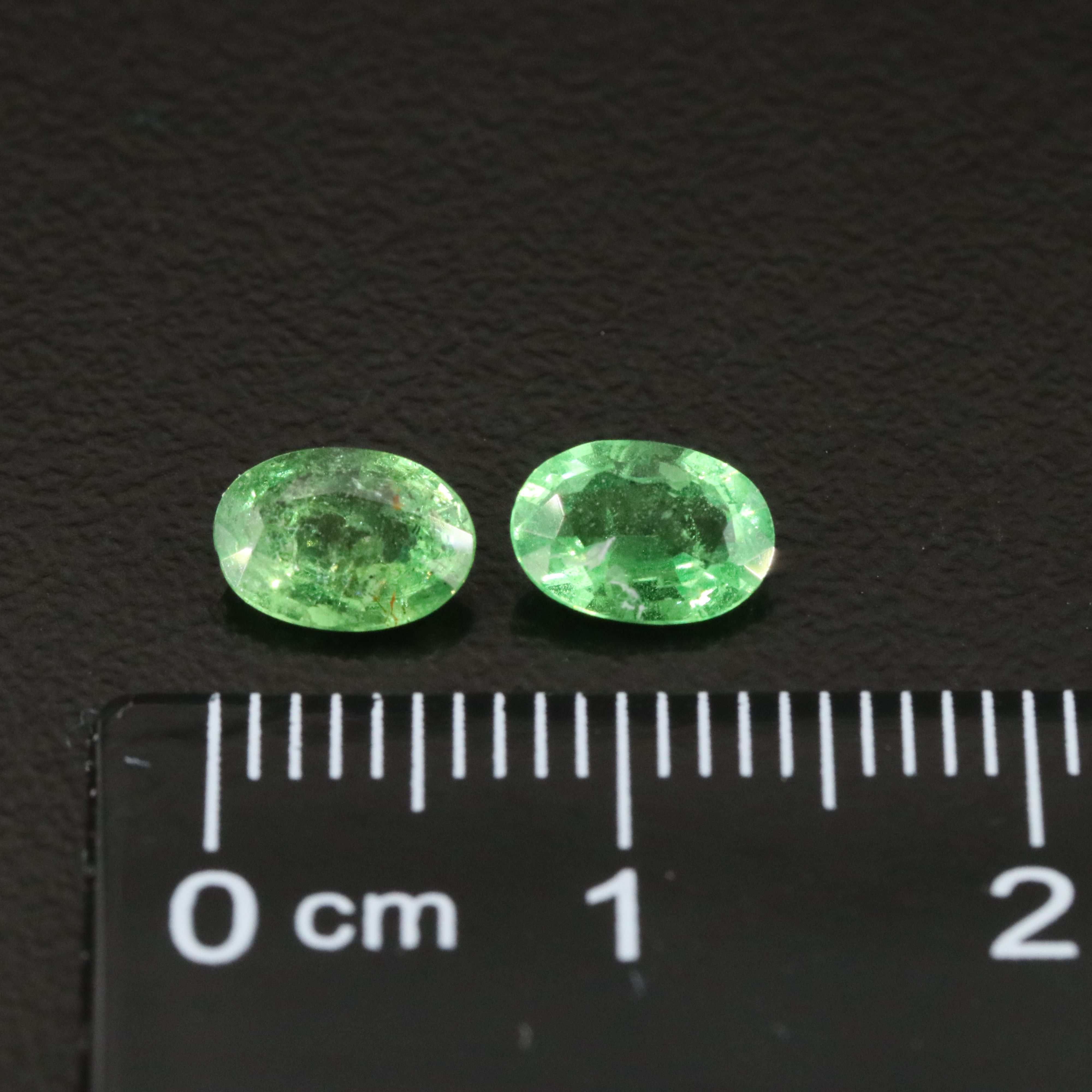 Loose 1.27 CTW Tsavorite Pair