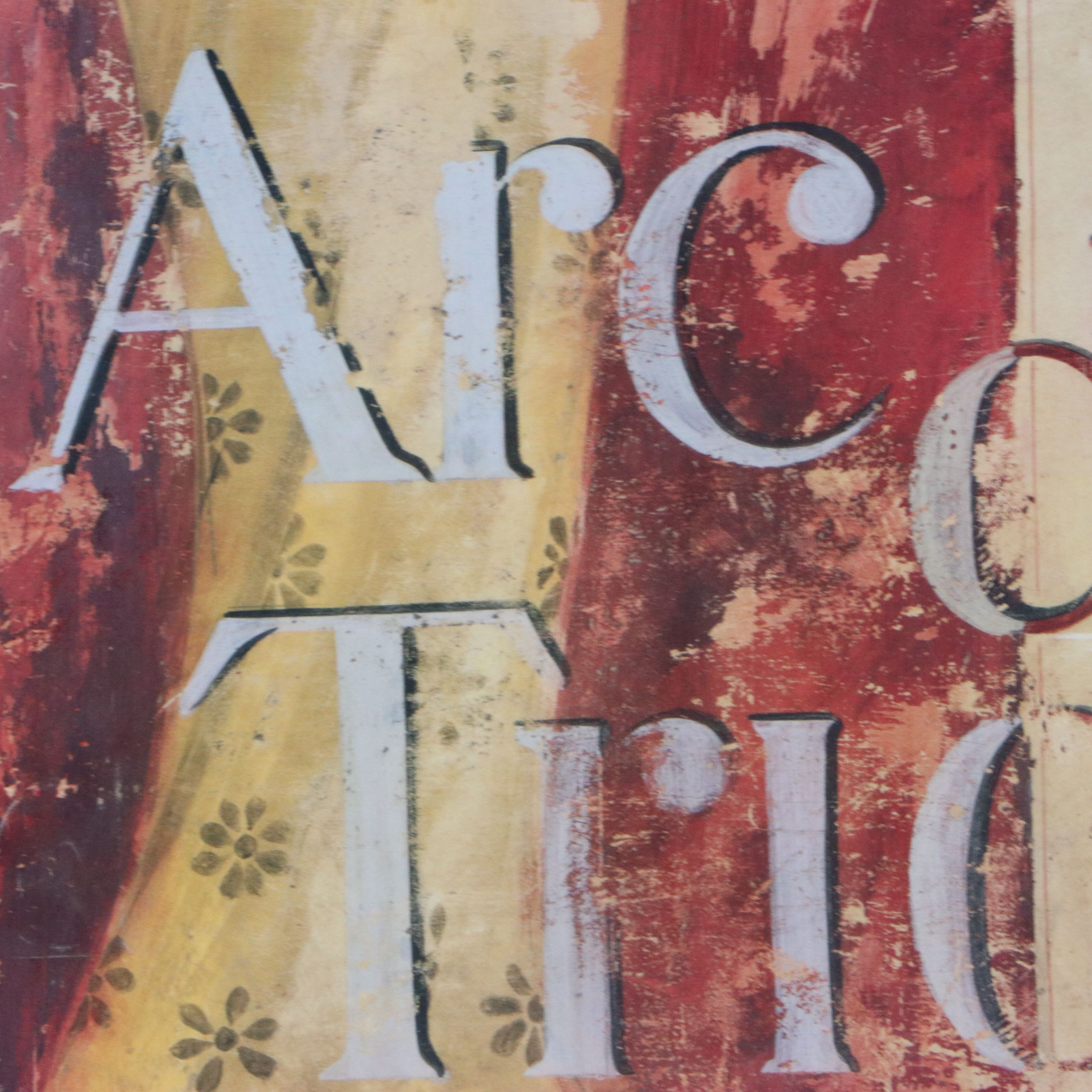 After Fabrice de Villeneuve Offset Lithograph "Weekend in Paris," Late 20th C.