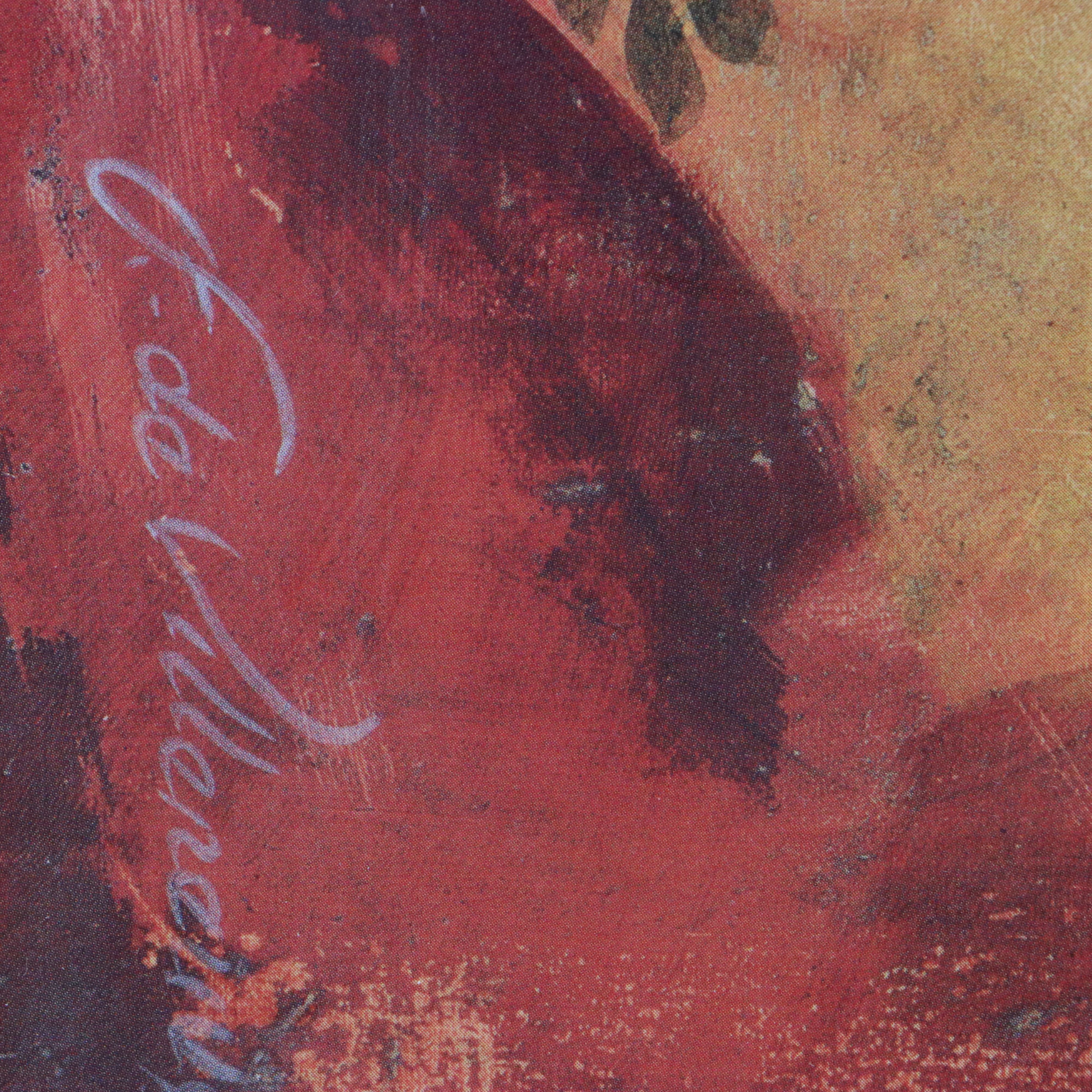 After Fabrice de Villeneuve Offset Lithograph "Weekend in Paris," Late 20th C.