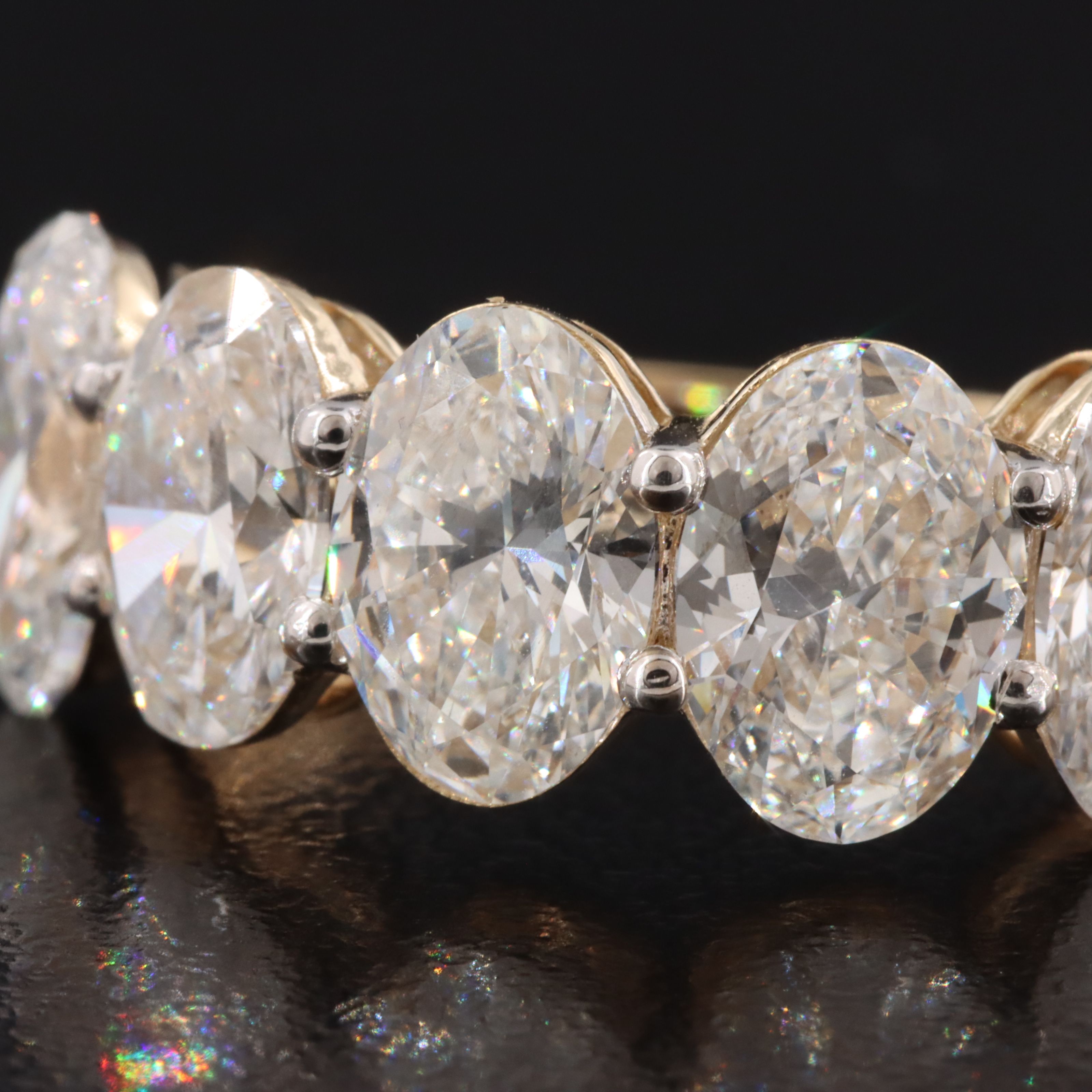 14K 5.40 CTW Lab Grown Diamond Ring