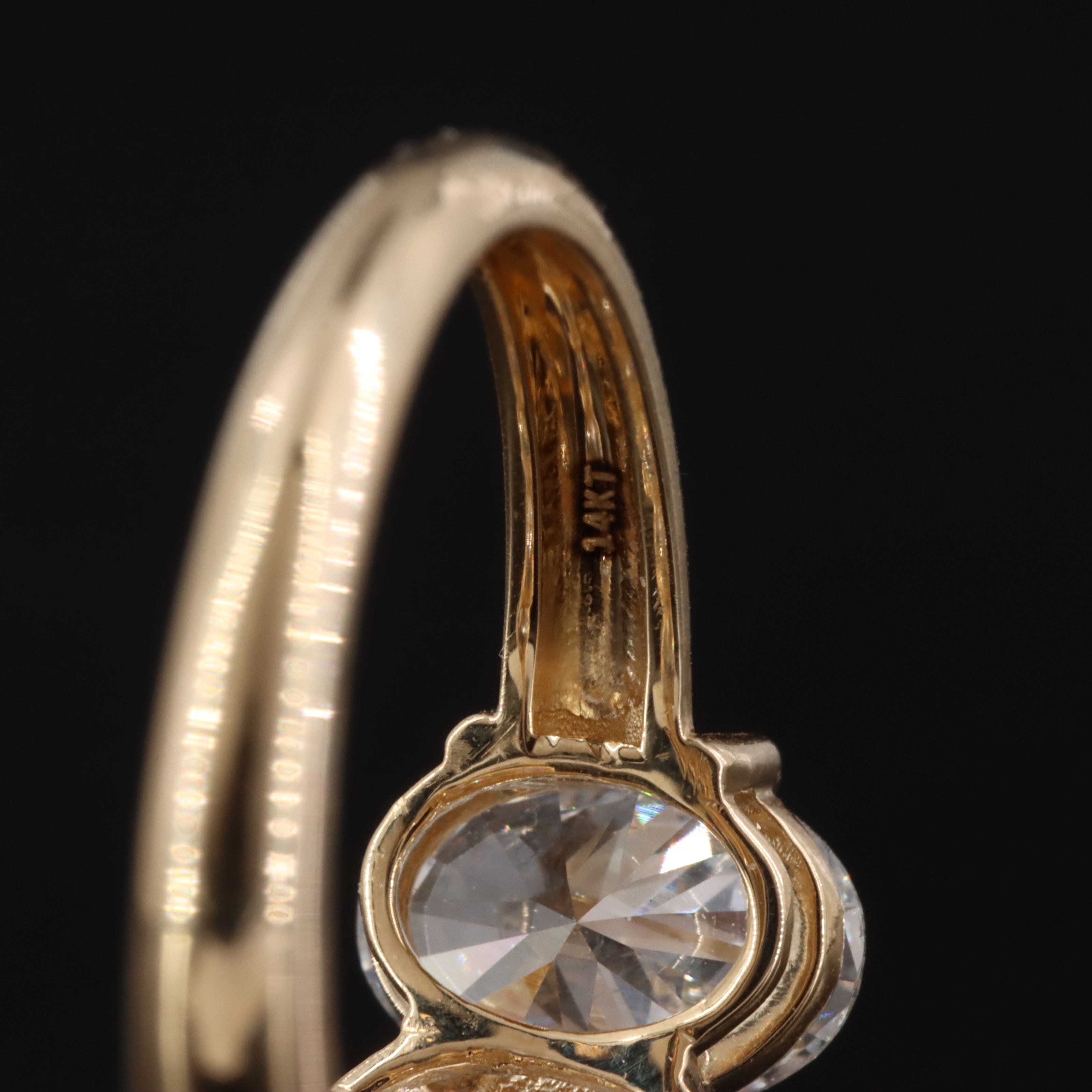 14K 5.40 CTW Lab Grown Diamond Ring