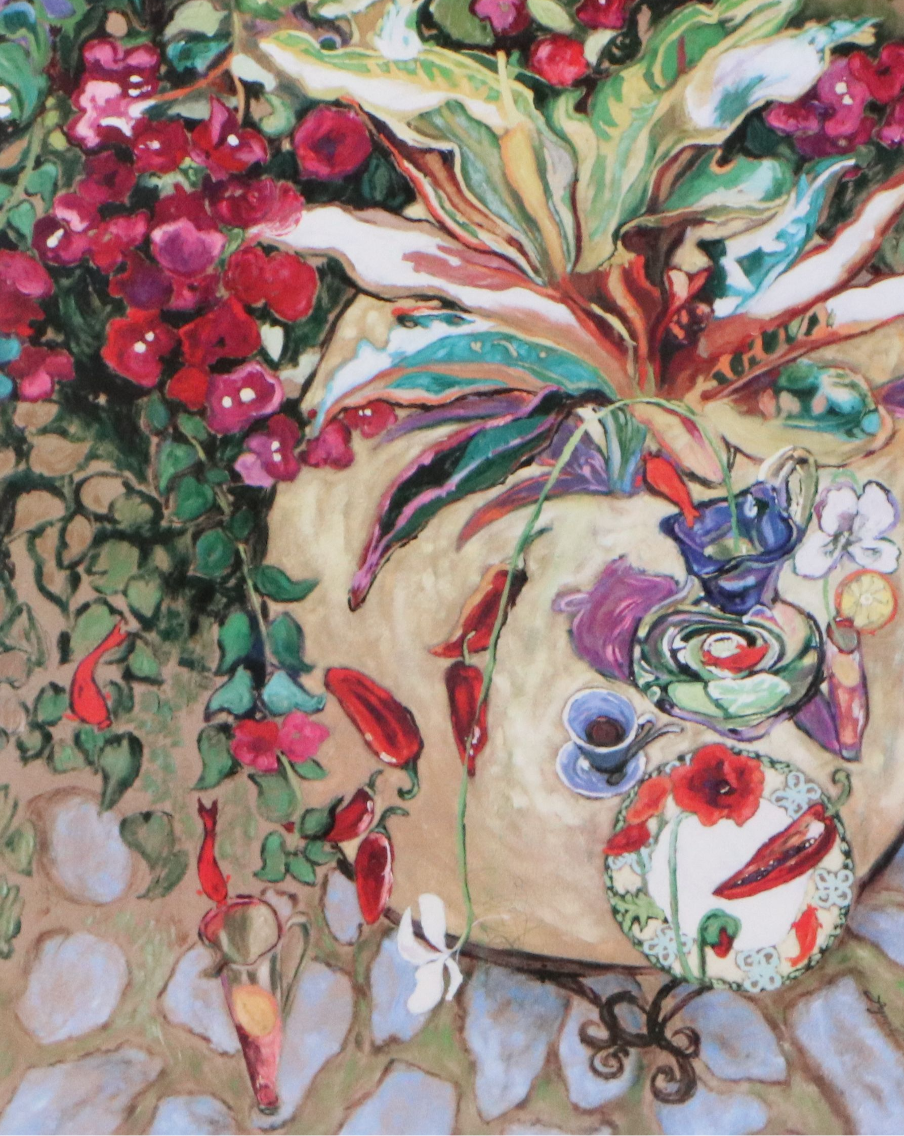 After Lynn Hays Offset Lithograph "Buenos Dias," Late 20th Century