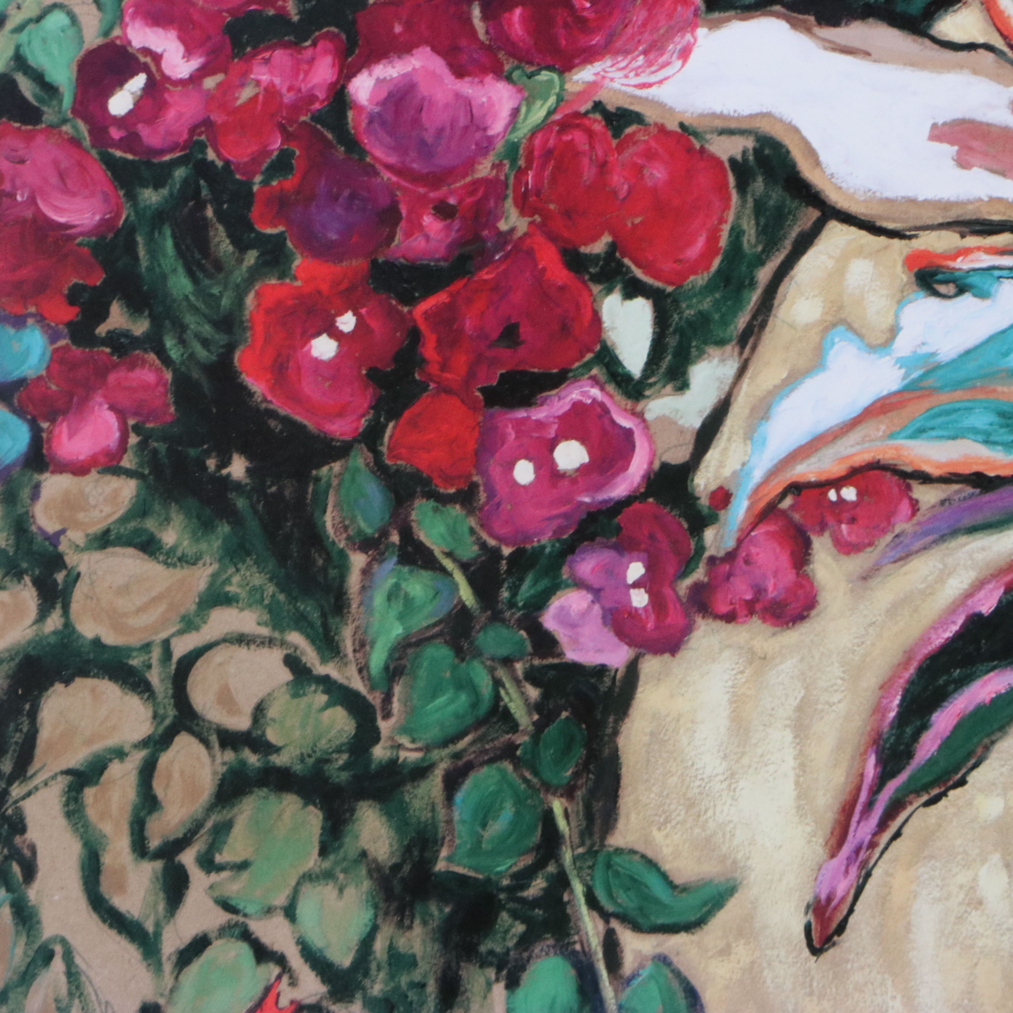 After Lynn Hays Offset Lithograph "Buenos Dias," Late 20th Century