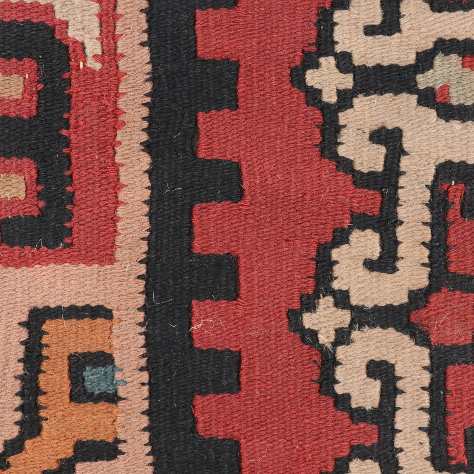 Hand-Pieced Kilim Rug Remnant Pillow Covers