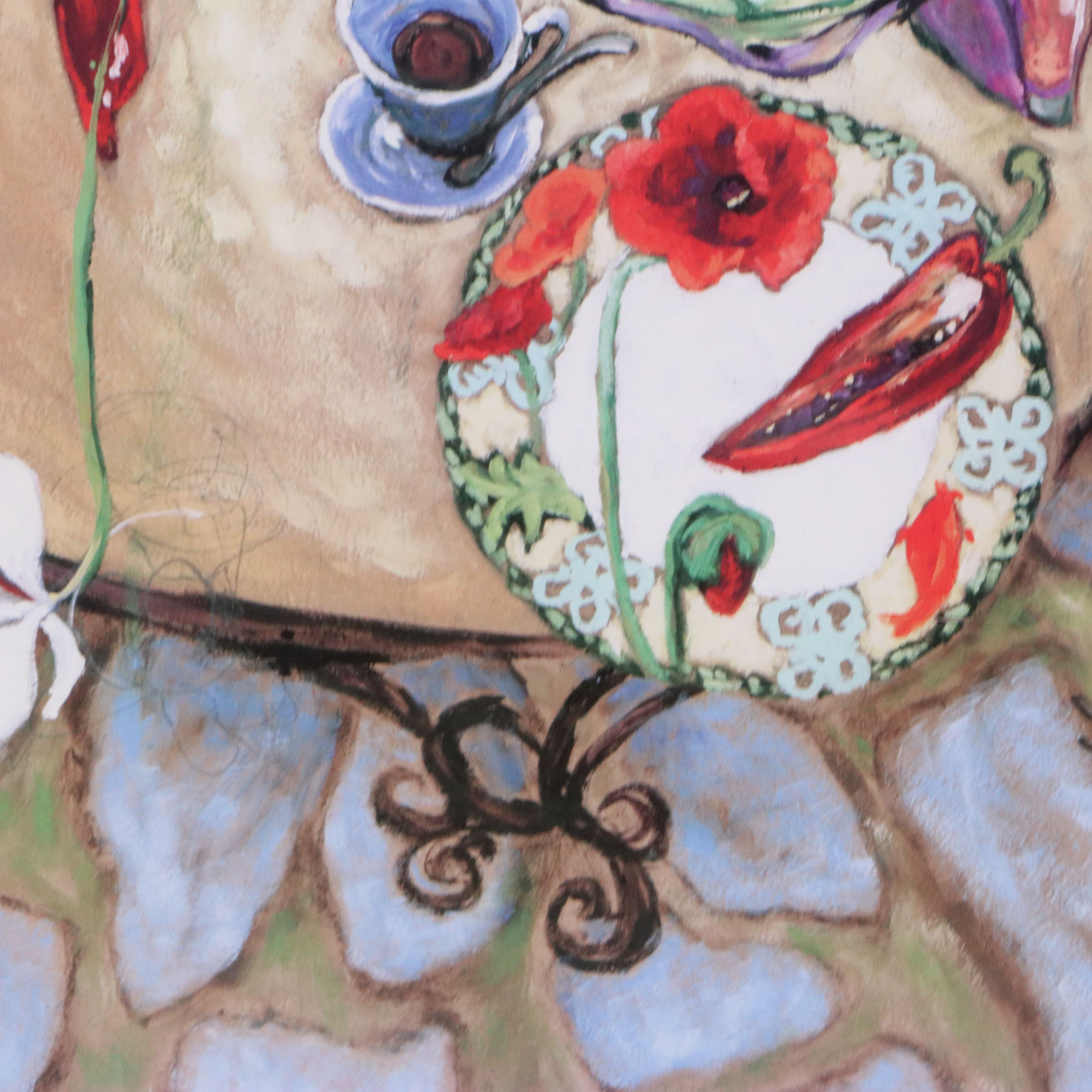 After Lynn Hays Offset Lithograph "Buenos Dias," Late 20th Century