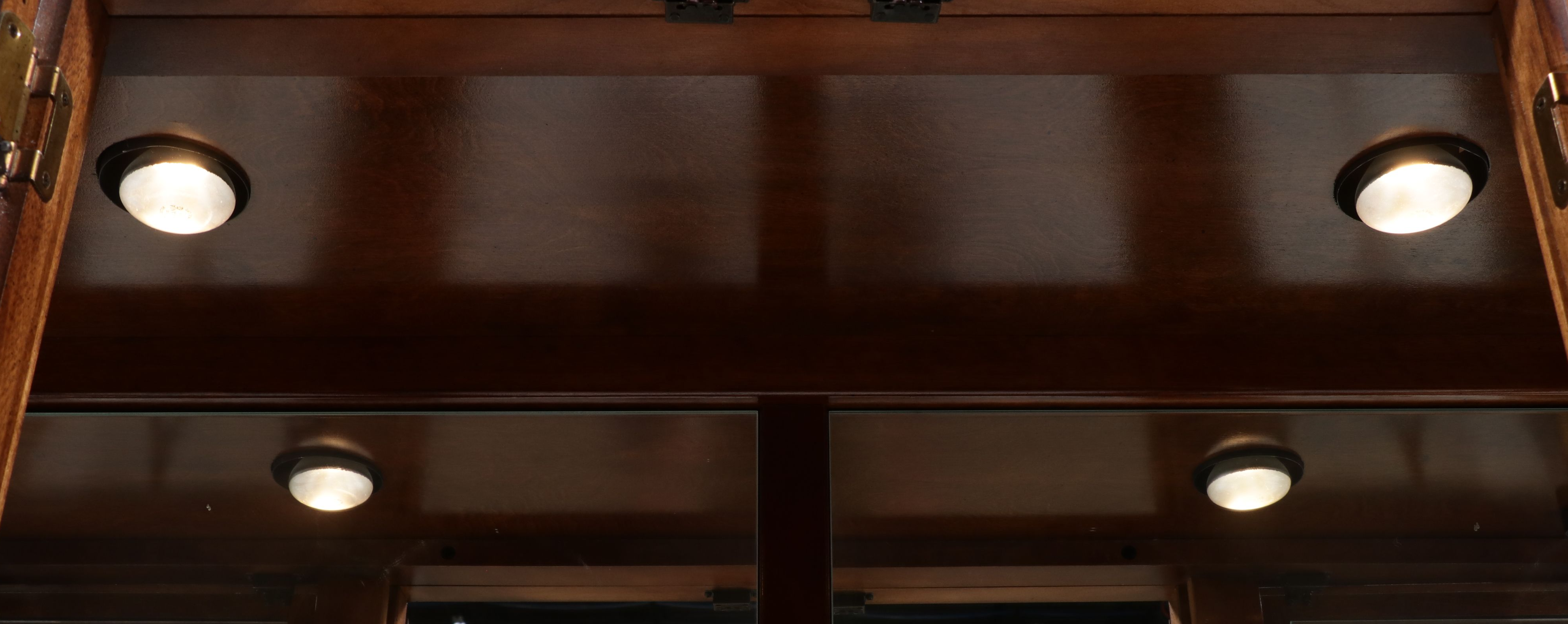 Chippendale Style Mahogany Breakfront China Cabinet