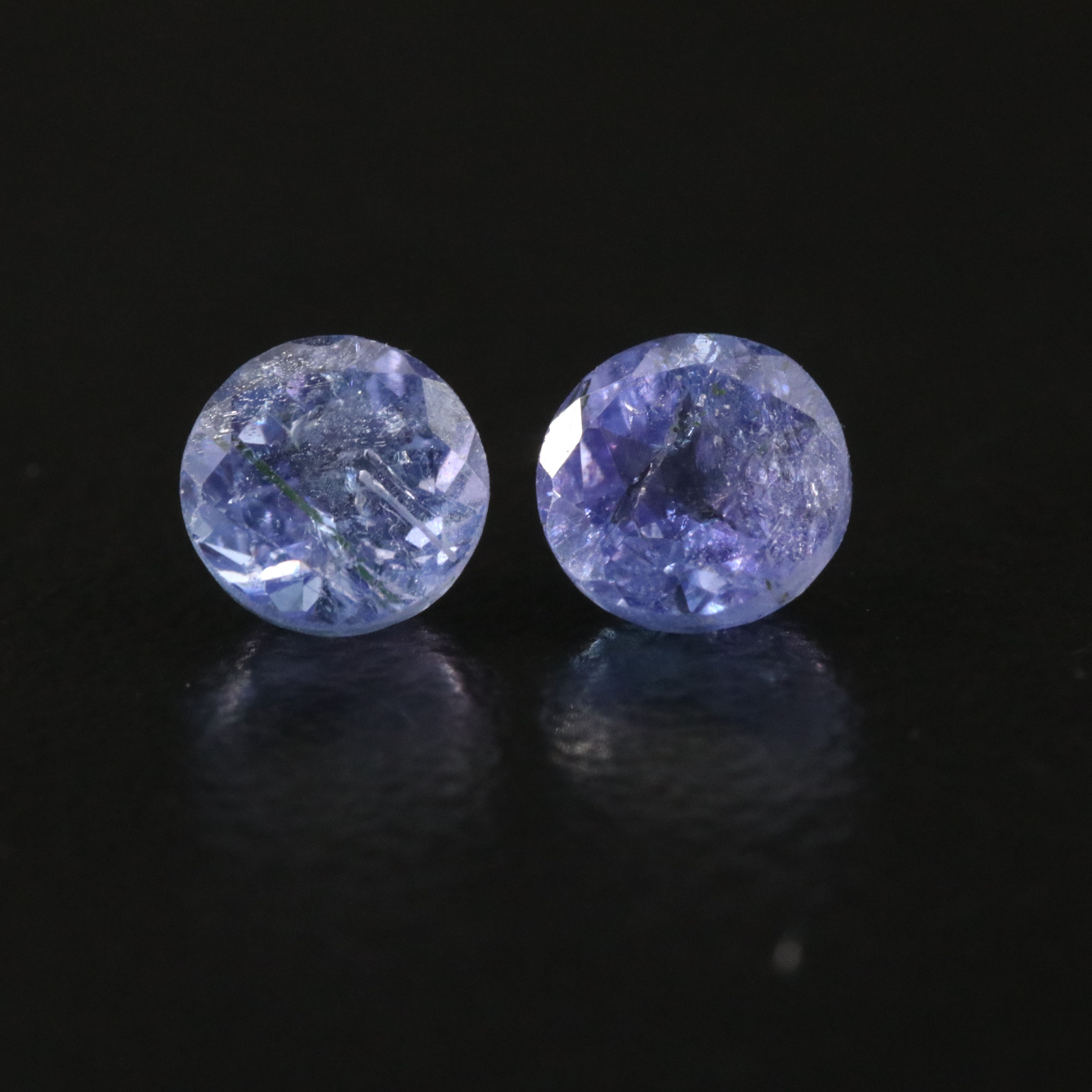 Loose 1.32 CTW Matched Pair of Tanzanites