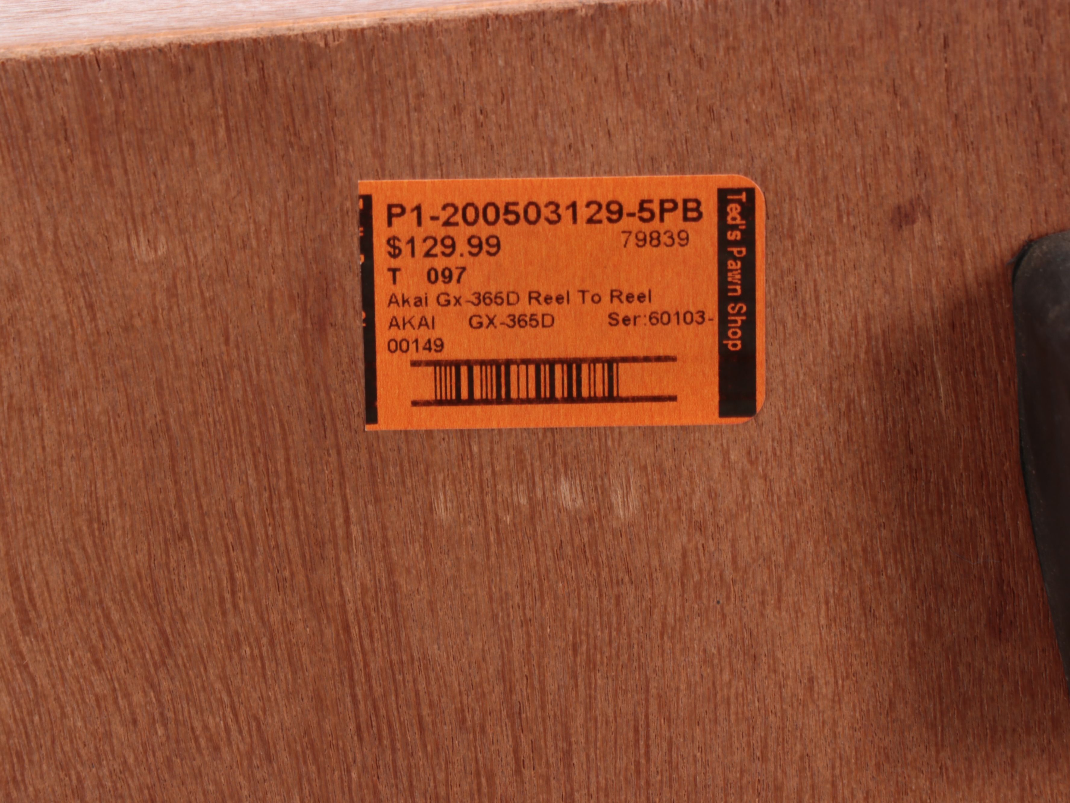 Akai GX-365D Reel-to-Reel Tape Recorder