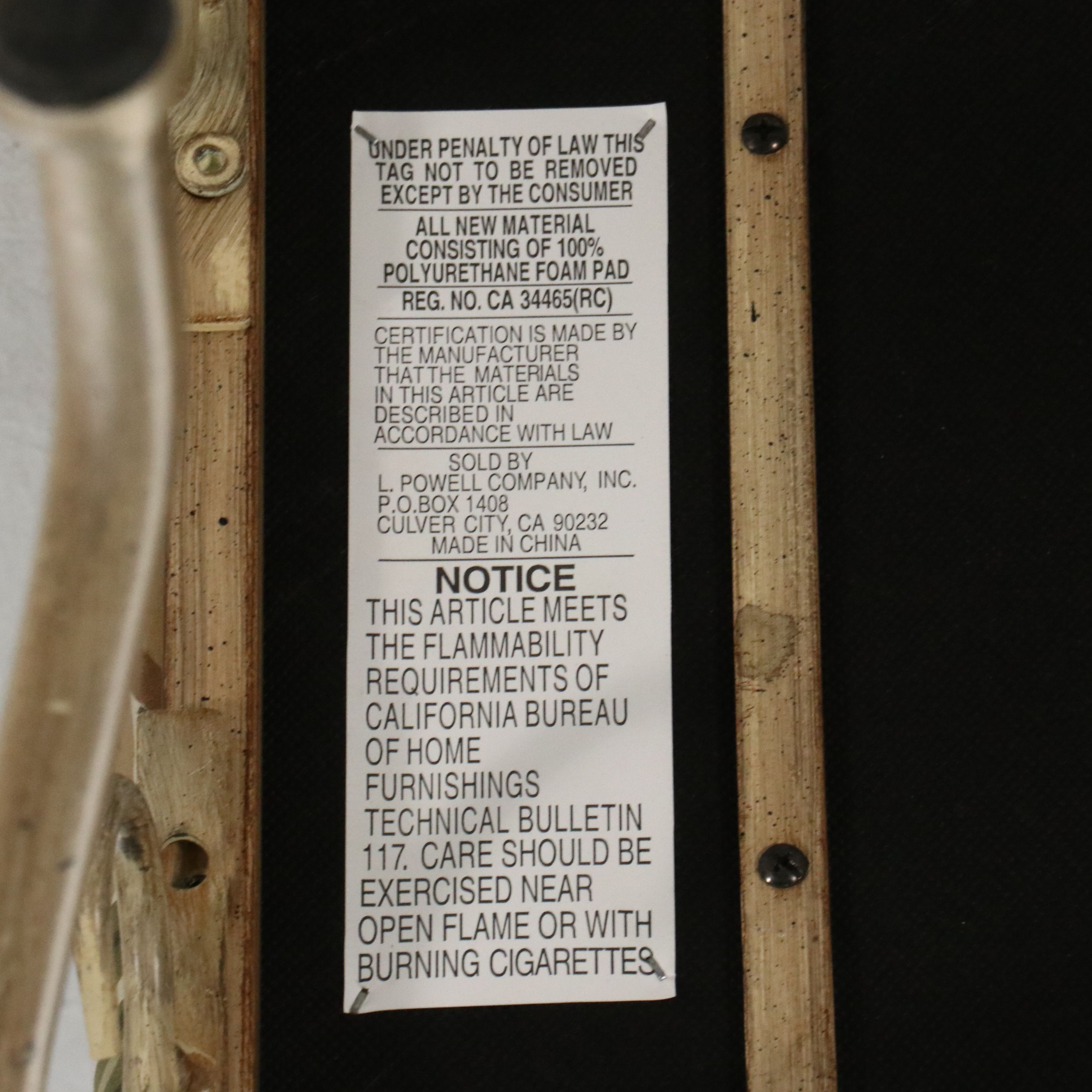 Powell Furniture Tropical Style Wrought Iron Vanity and Stool, 21st Century