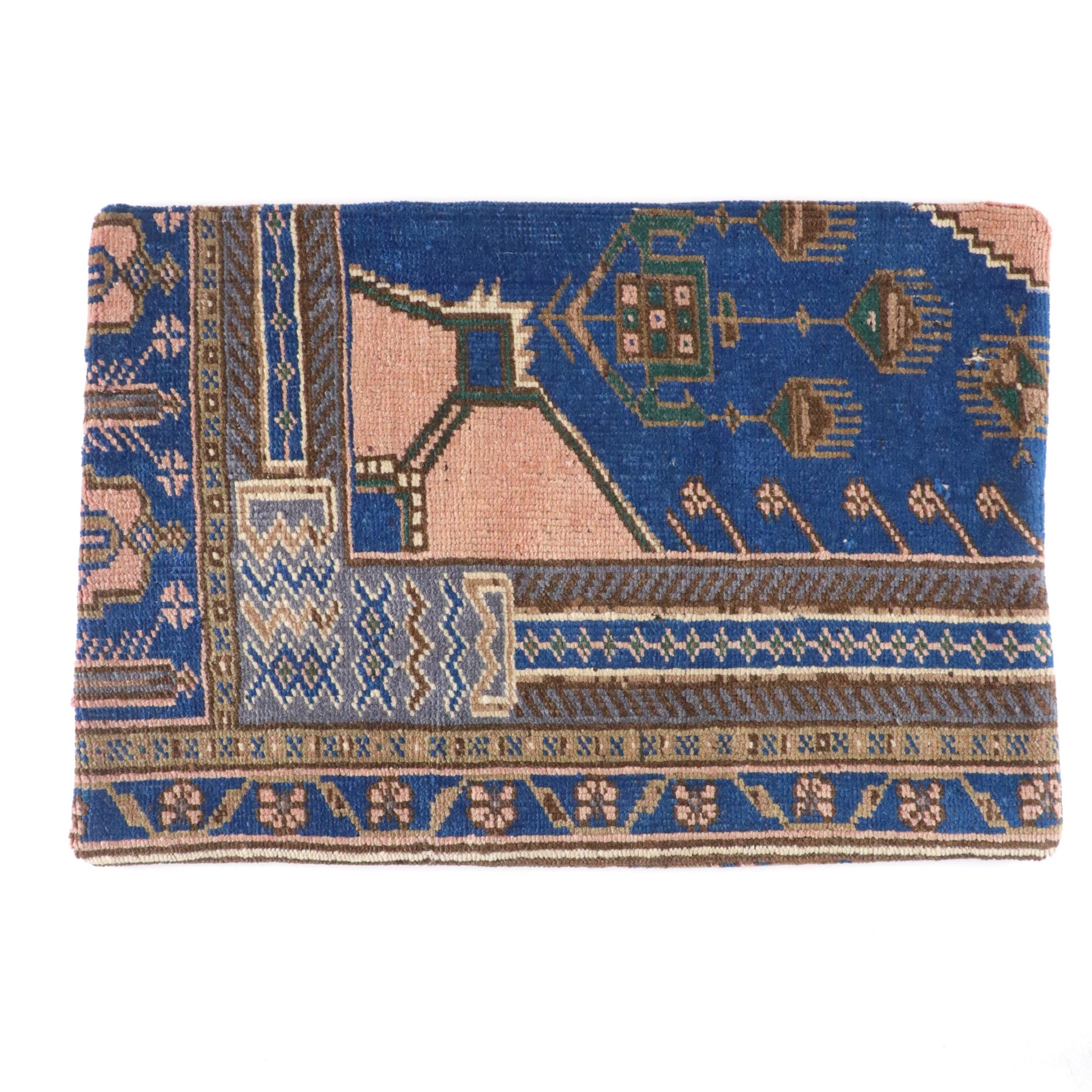 Hand-Pieced Kilim Rug Remnant Pillow Covers