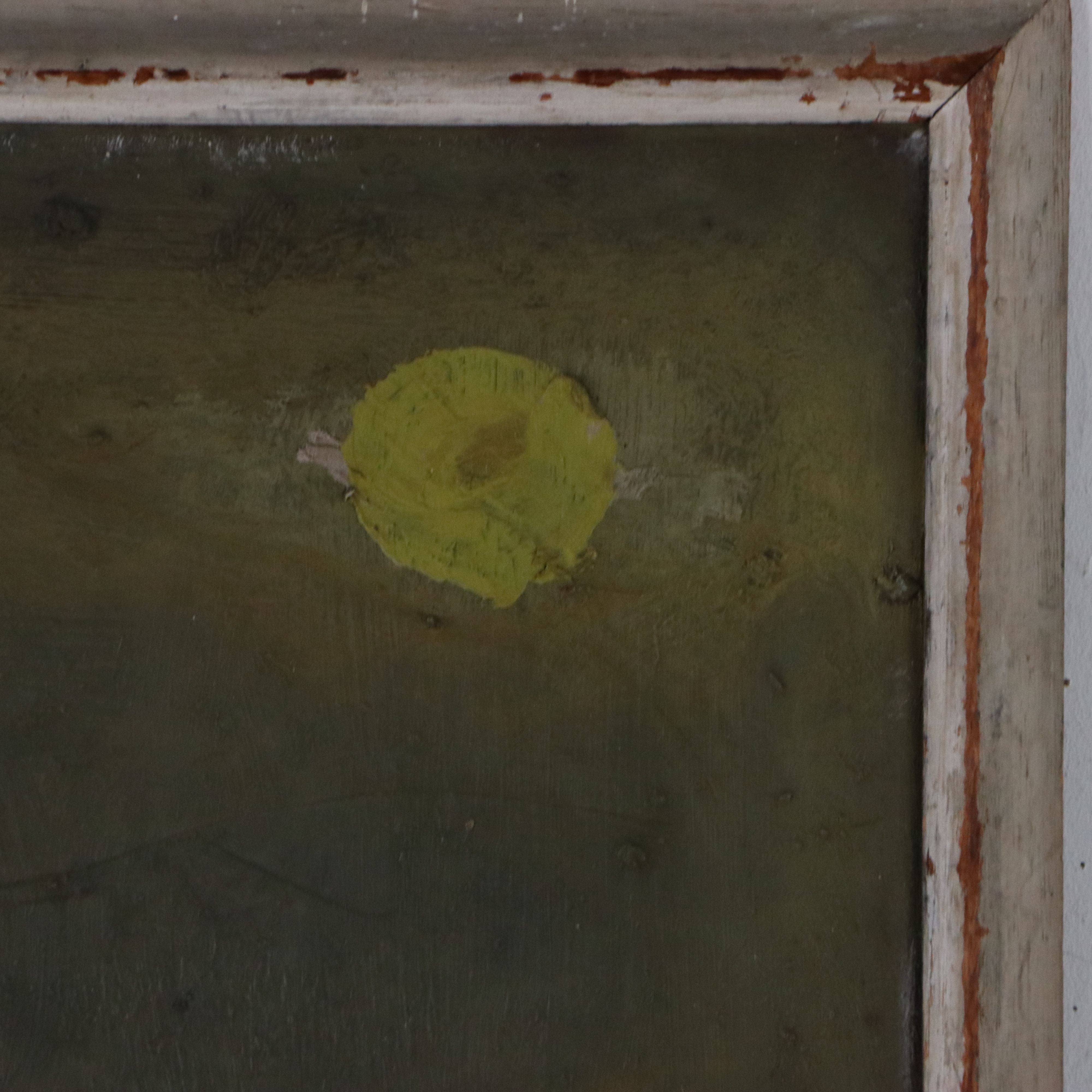 Sterling Strauser Oil Painting of Nocturne with Three Figures and Cat, 1942