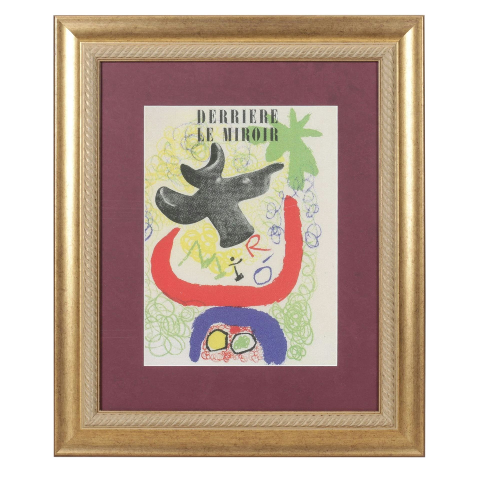 Giclée after Joan Miró Cover for "Derrière le Miroir" No. 29-30