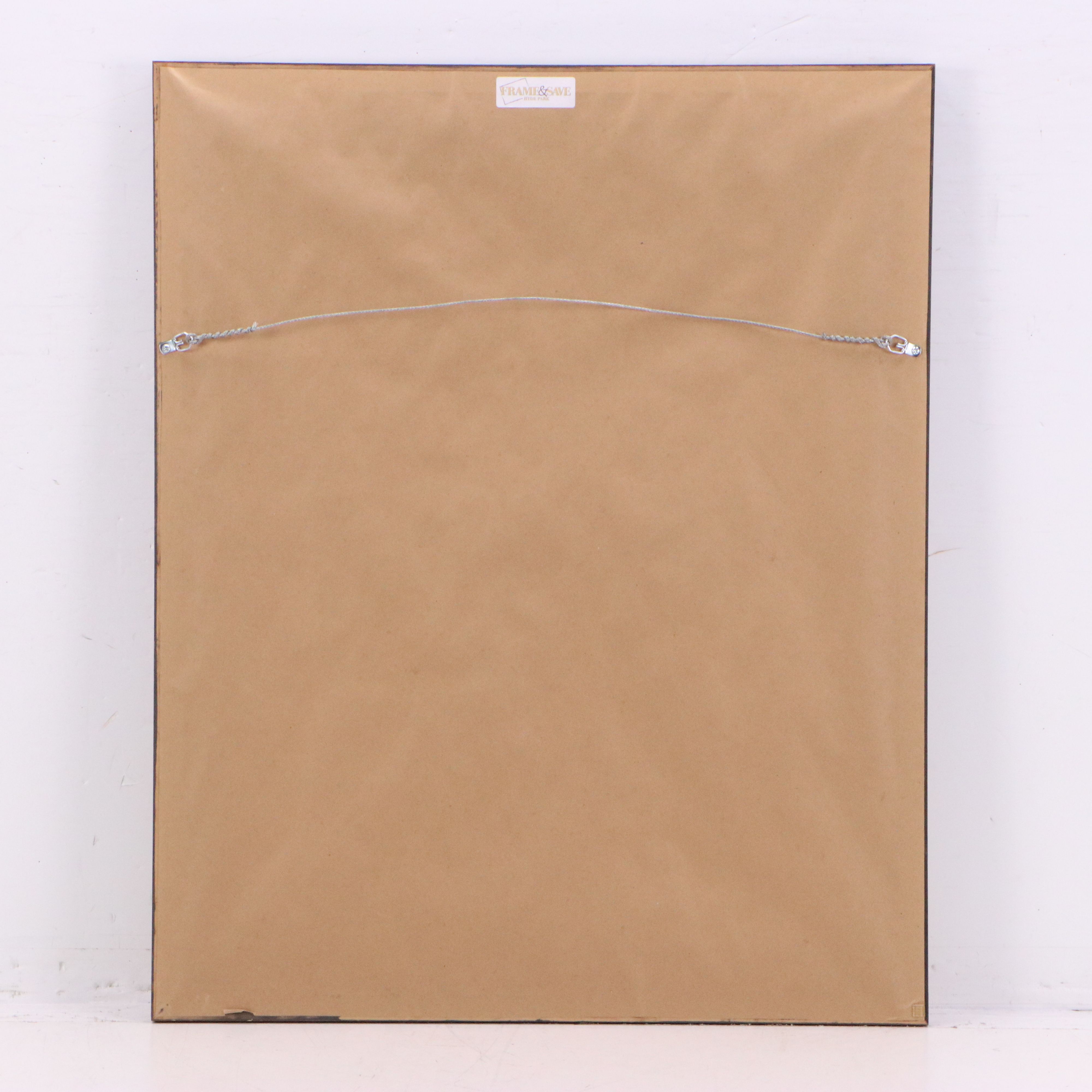 Lush Garden Landscape Acrylic Painting, 21st Century