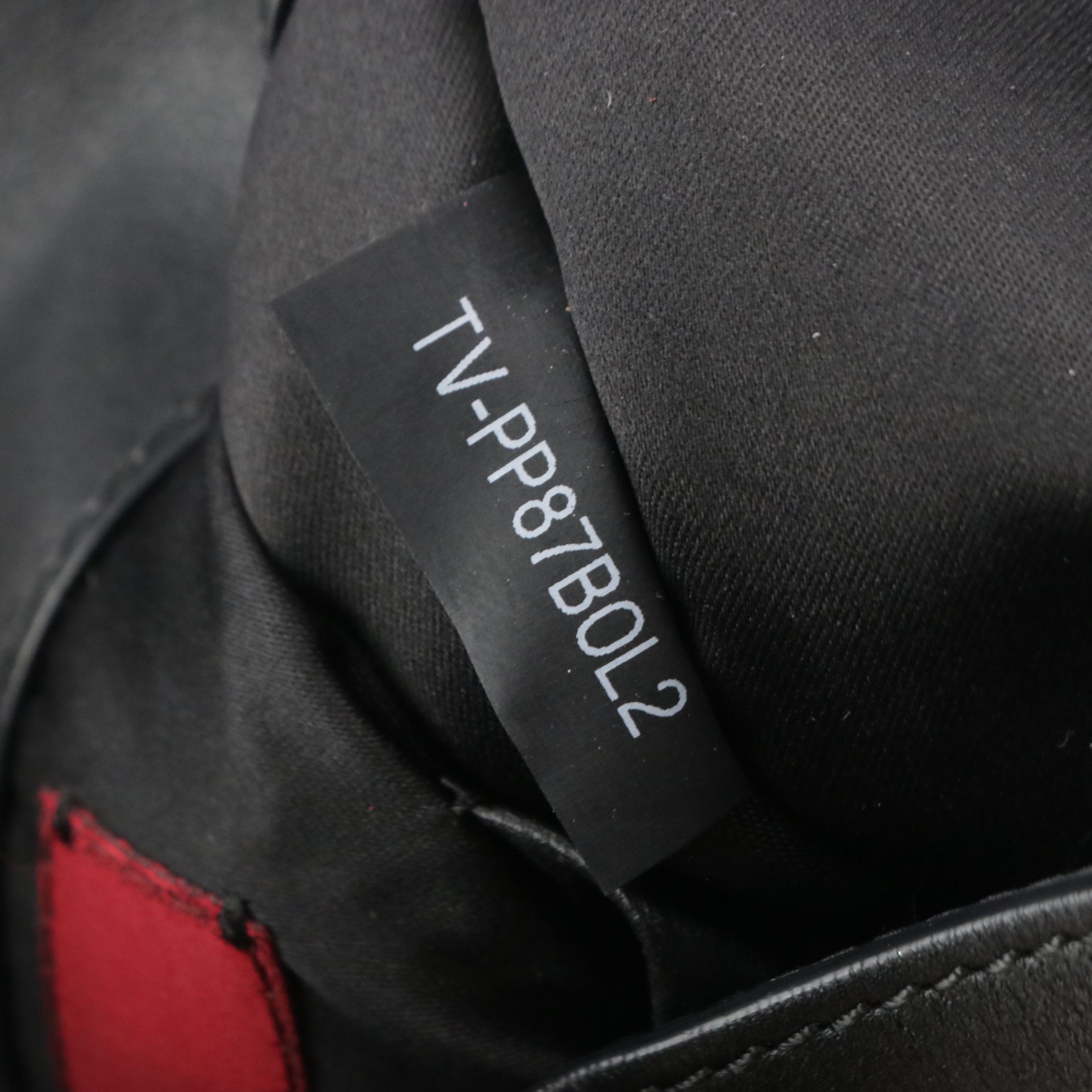 Valentino Garavani Envelope Flap Wristlet Clutch in Rockstud Black Calfskin