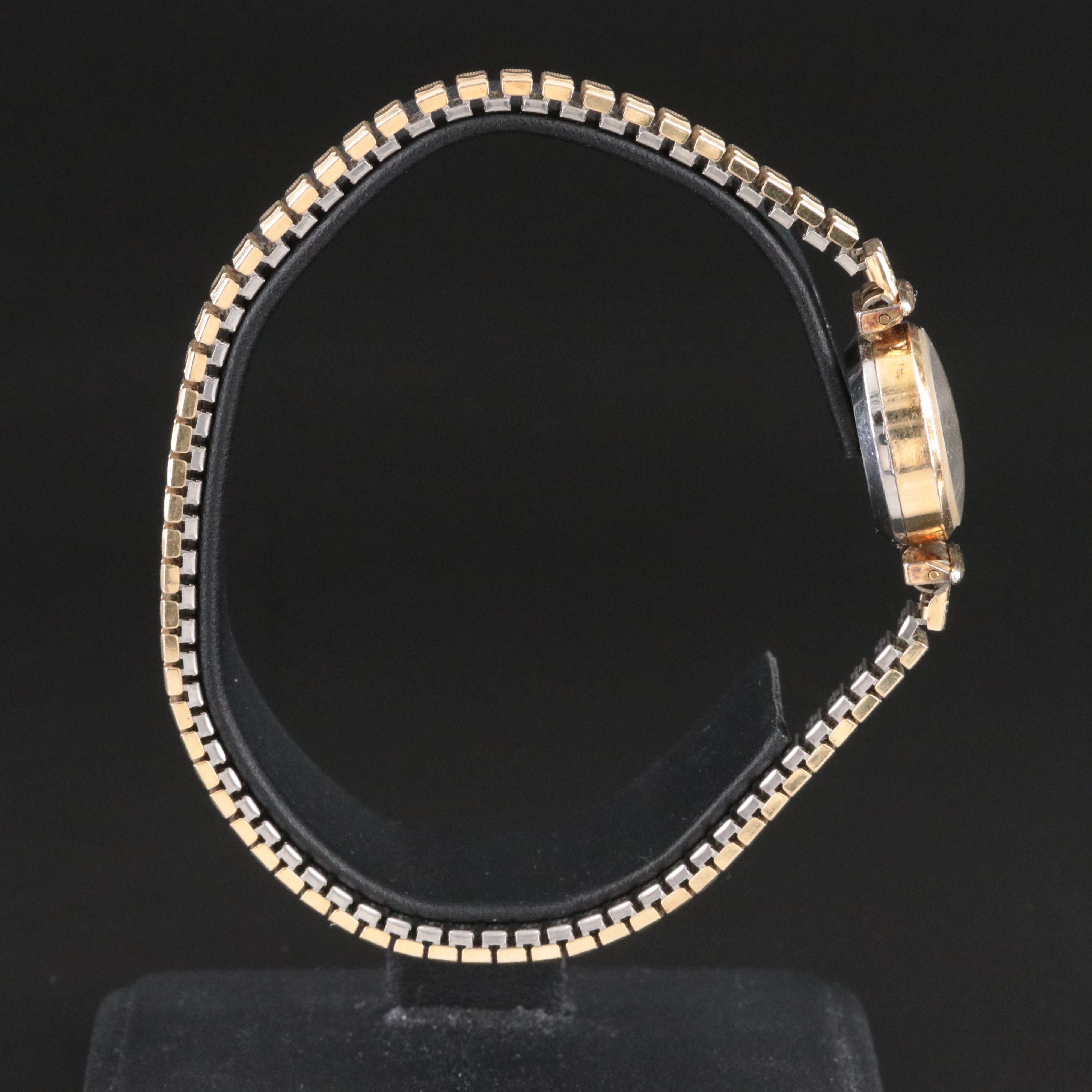 Bucherer Gold-Tone and Stainless Steel Swiss Stem Wind Watch