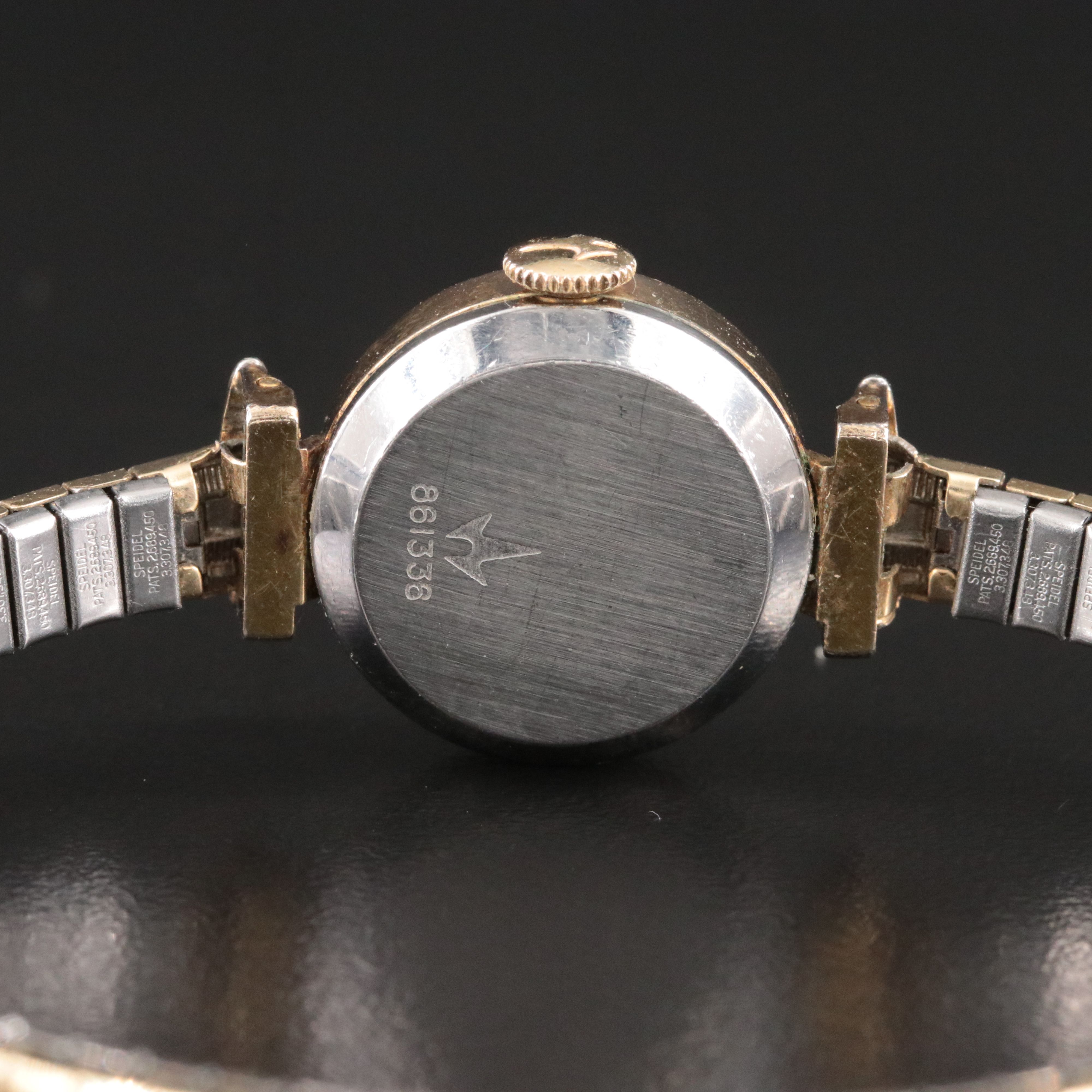 Bucherer Gold-Tone and Stainless Steel Swiss Stem Wind Watch