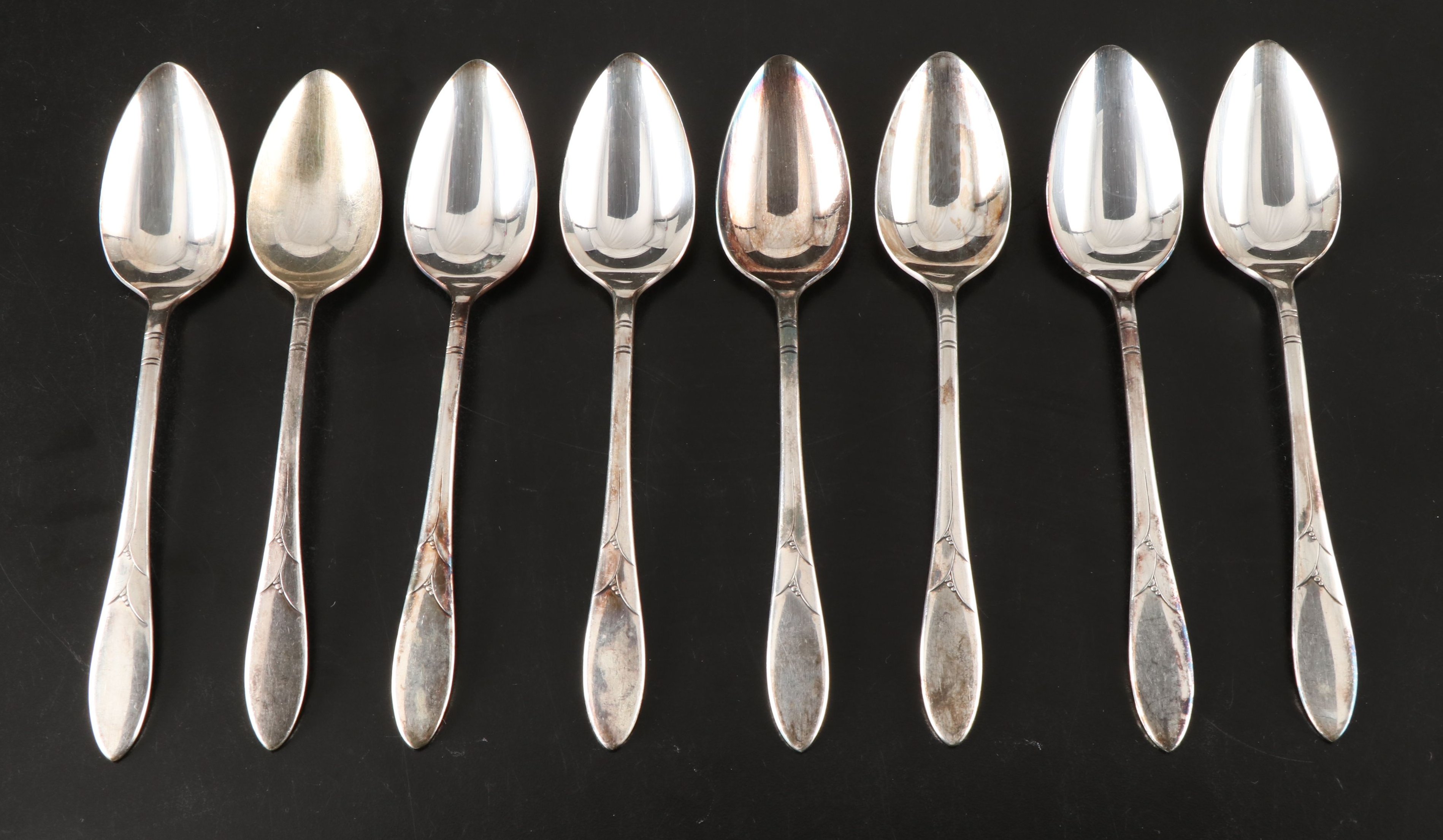 Oneida "Lady Hamilton" with Other Silver Plate Utensils and Serving Pieces