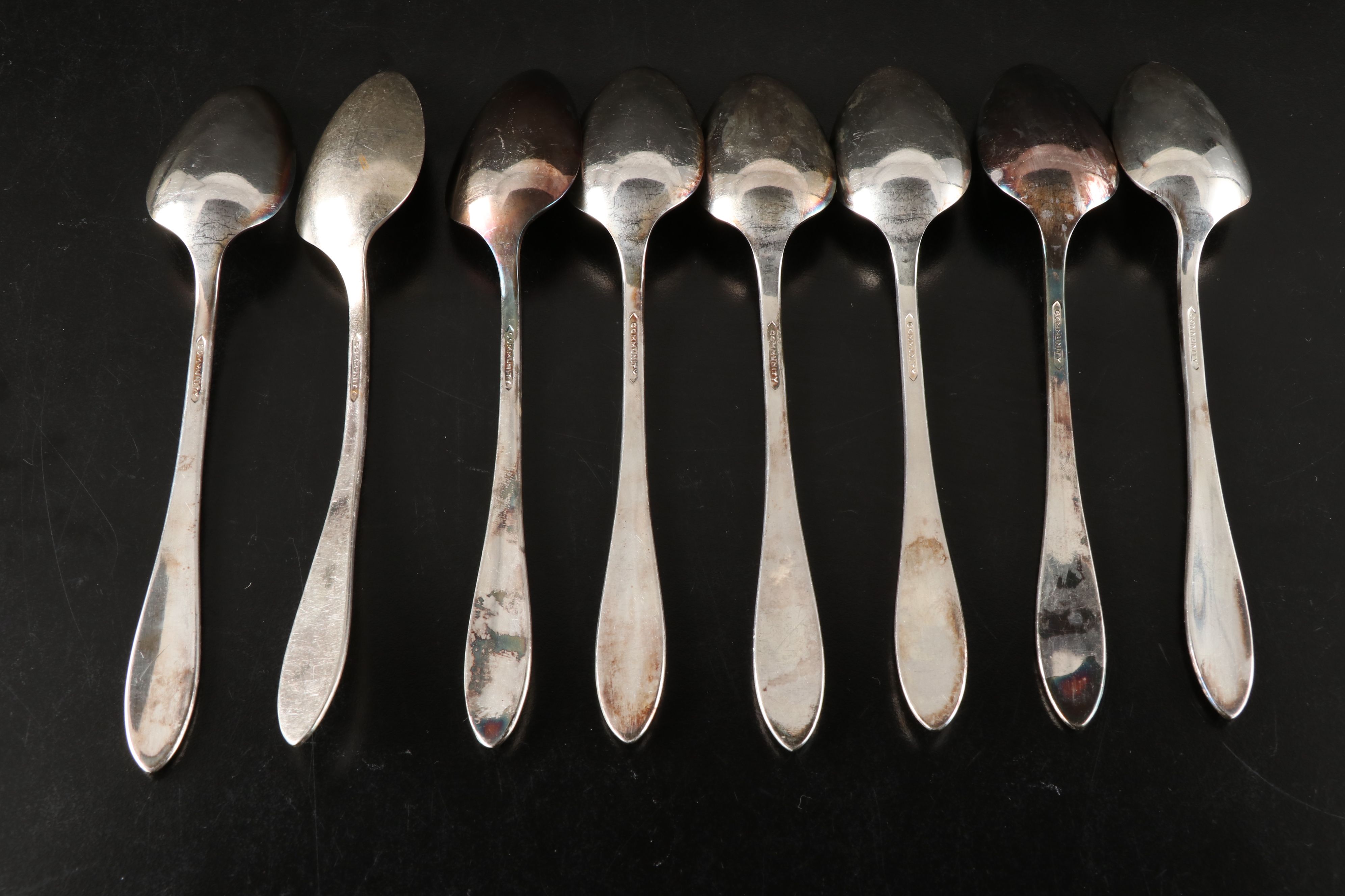 Oneida "Lady Hamilton" with Other Silver Plate Utensils and Serving Pieces